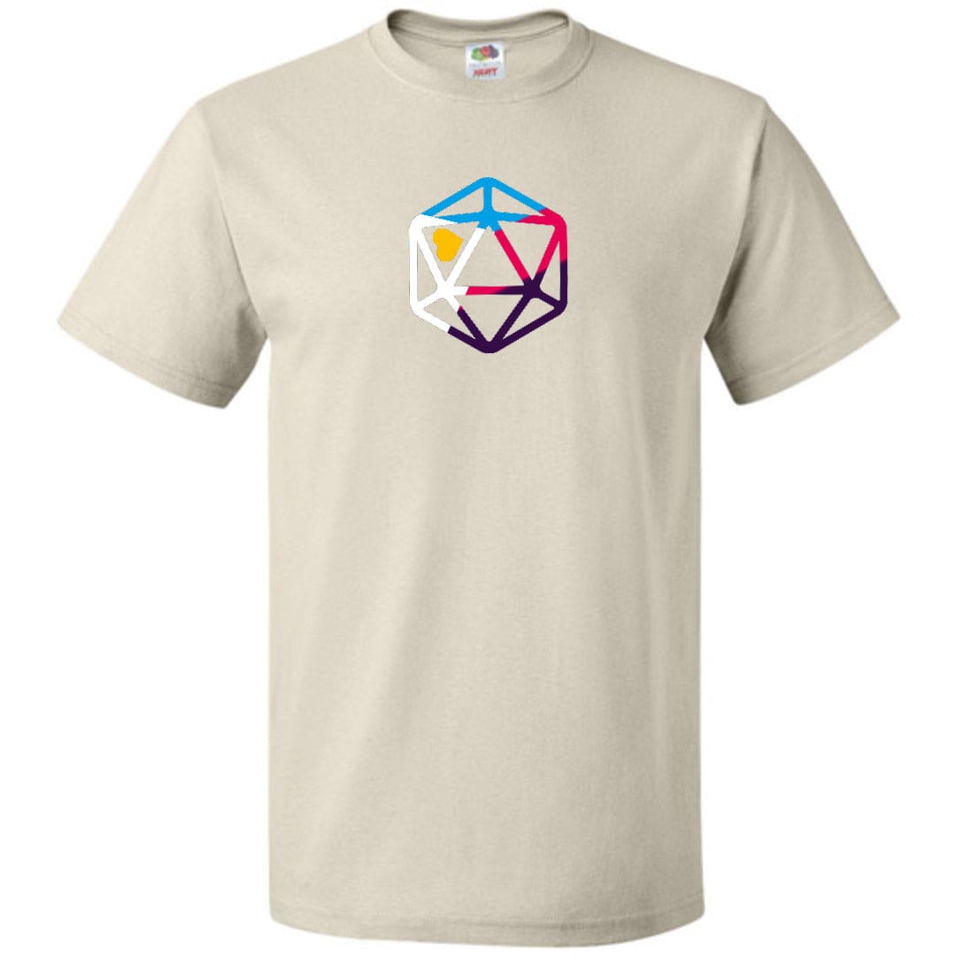 D20 Critcal Pride Polyam Pride Unisex Classic Tee - Natural / S