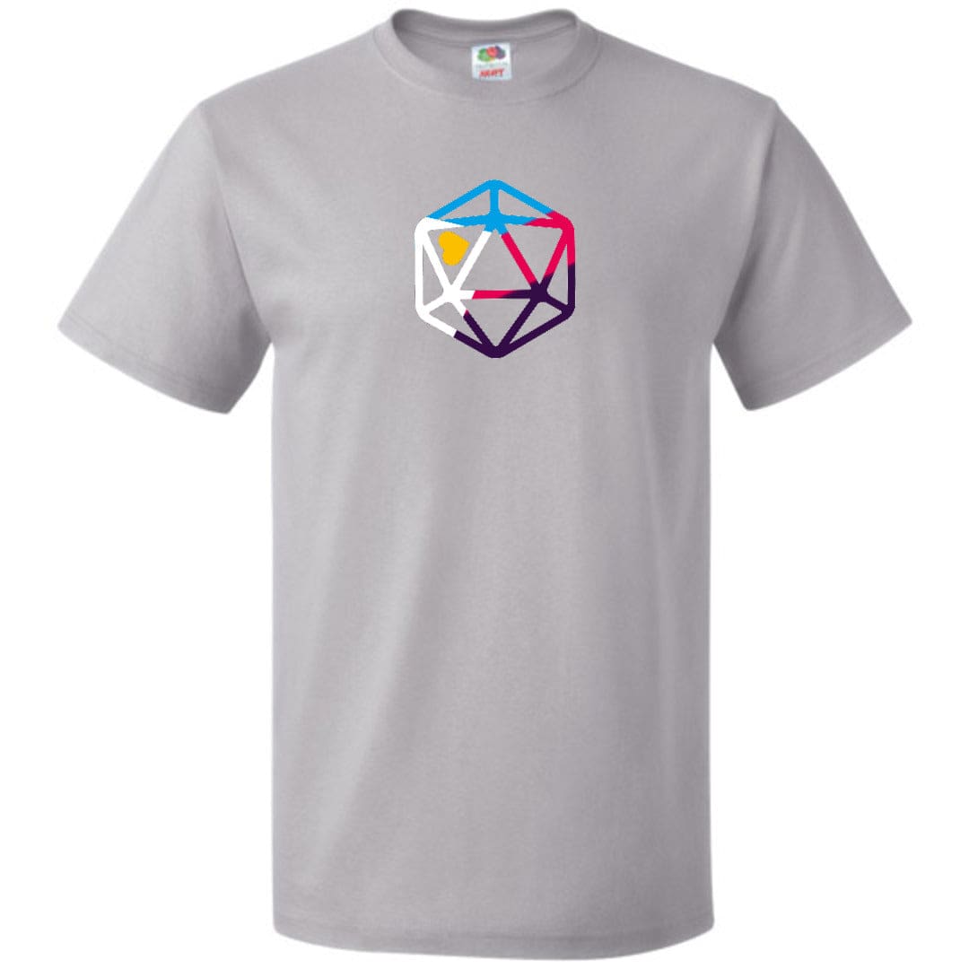 D20 Critcal Pride Polyam Pride Unisex Classic Tee - Silver / S