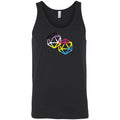 D20 Critical Pride Advantage Non-Binary Pan Pride Unisex Premium Tank - Black / S