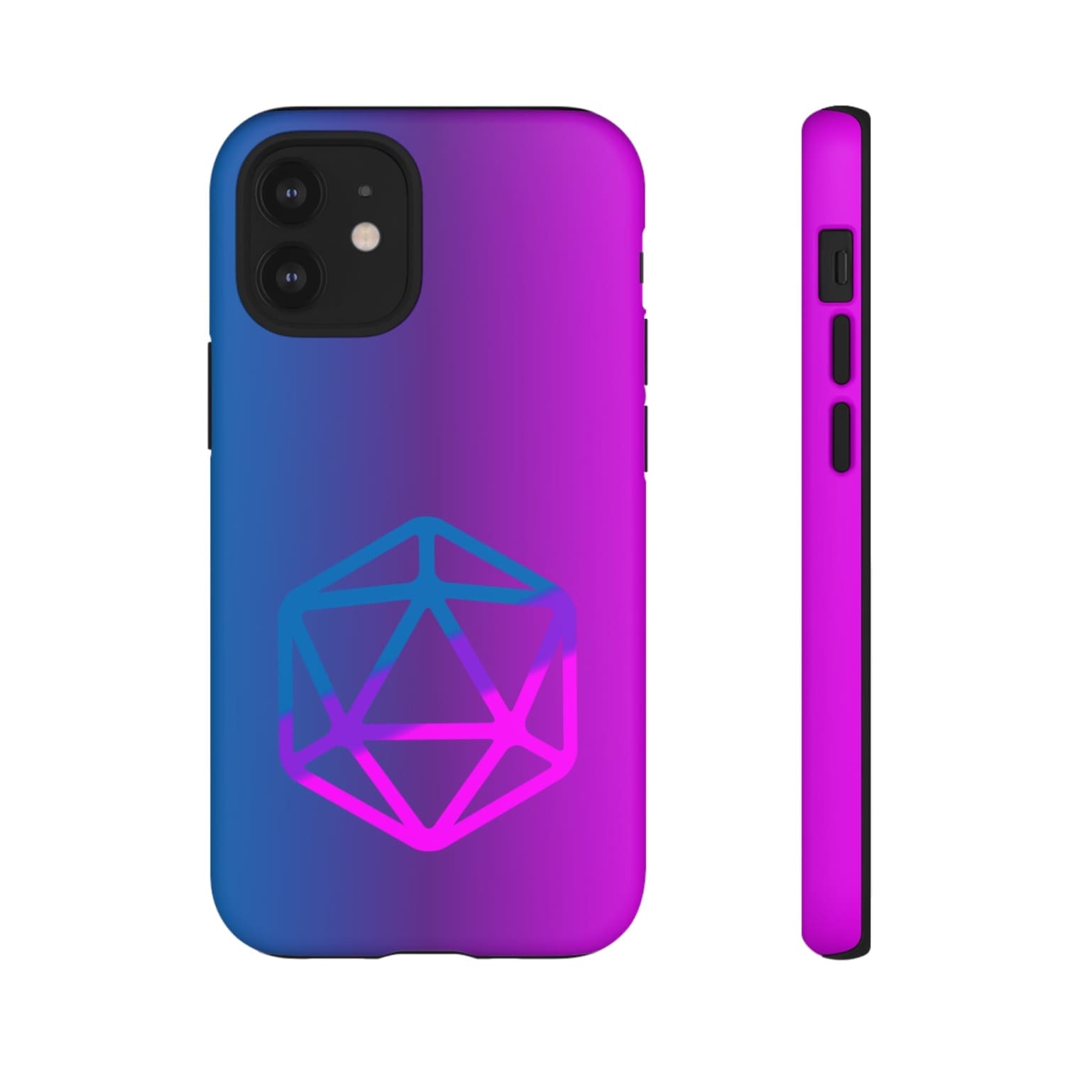 D20 Critical Pride Bi Pride PY Tough Phone Case - iPhone 12 Mini / Matte - Phone Case