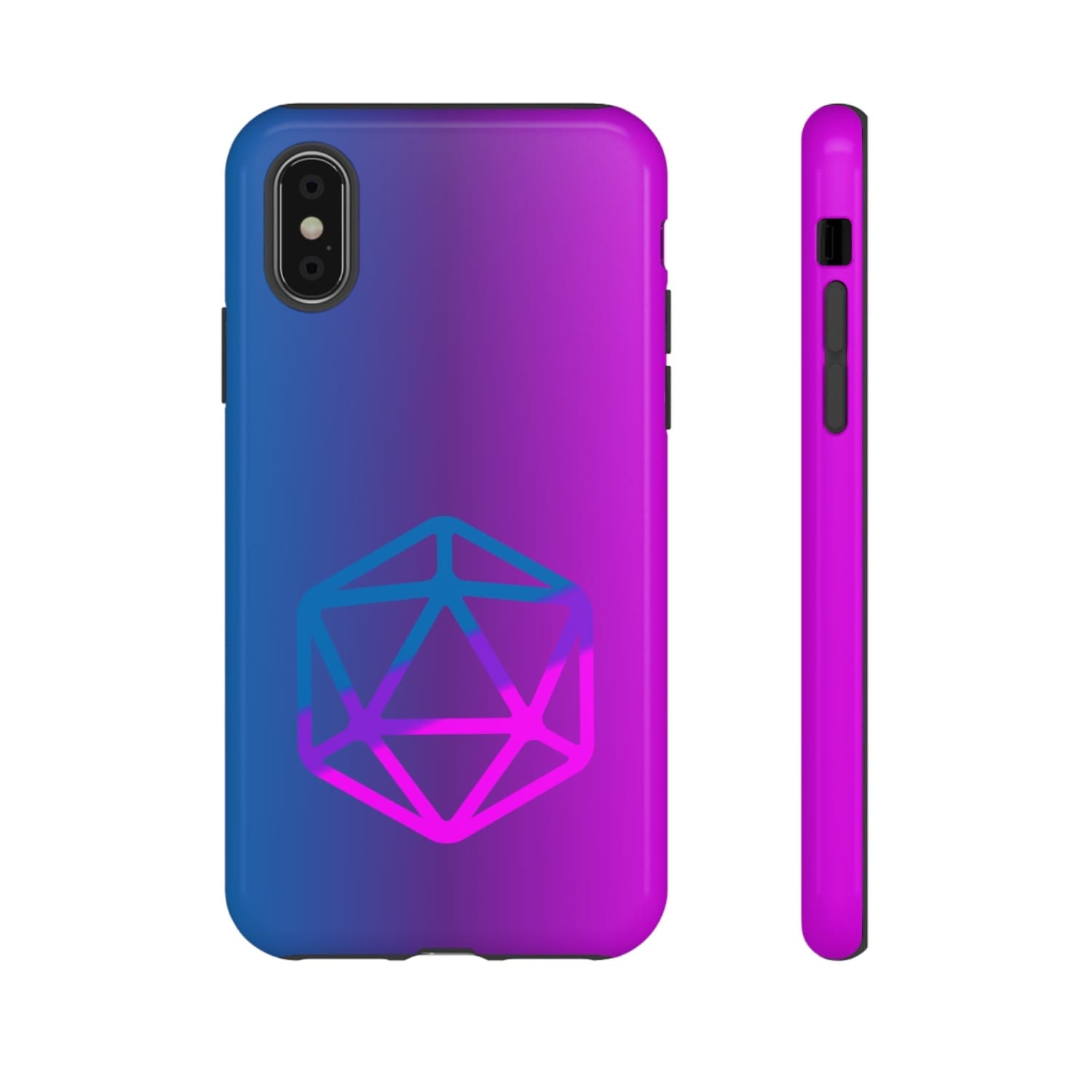 D20 Critical Pride Bi Pride PY Tough Phone Case - iPhone XS / Glossy - Phone Case