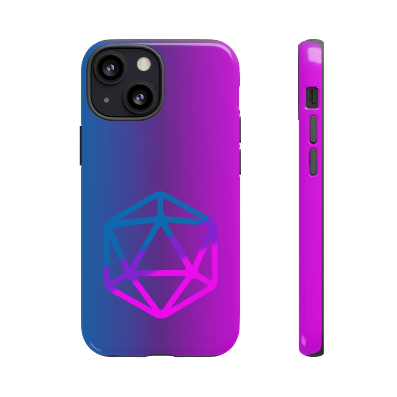 D20 Critical Pride Bi Pride PY Tough Phone Case - iPhone 13 Mini / Glossy - Phone Case