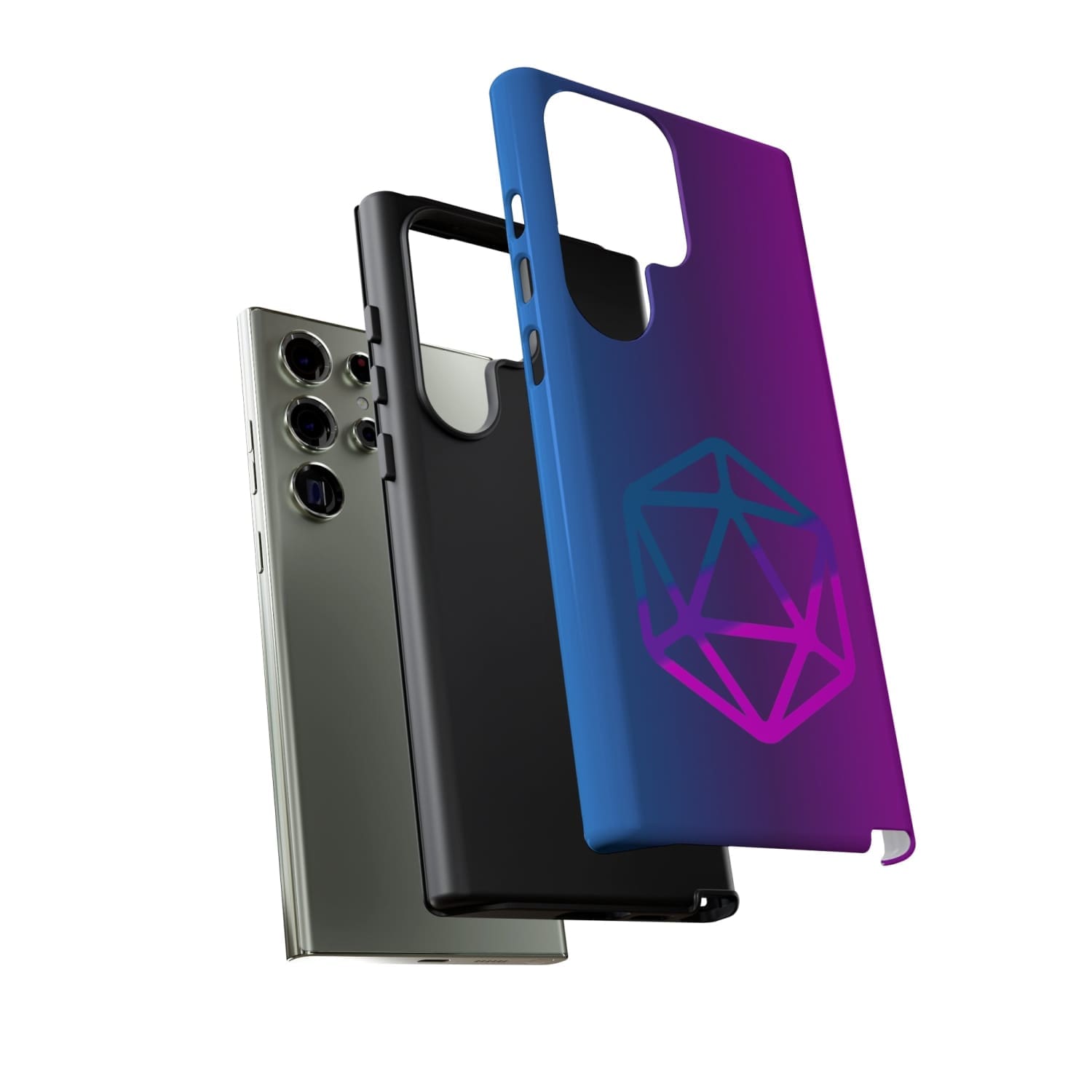 D20 Critical Pride Bi Pride PY Tough Phone Case - Phone Case