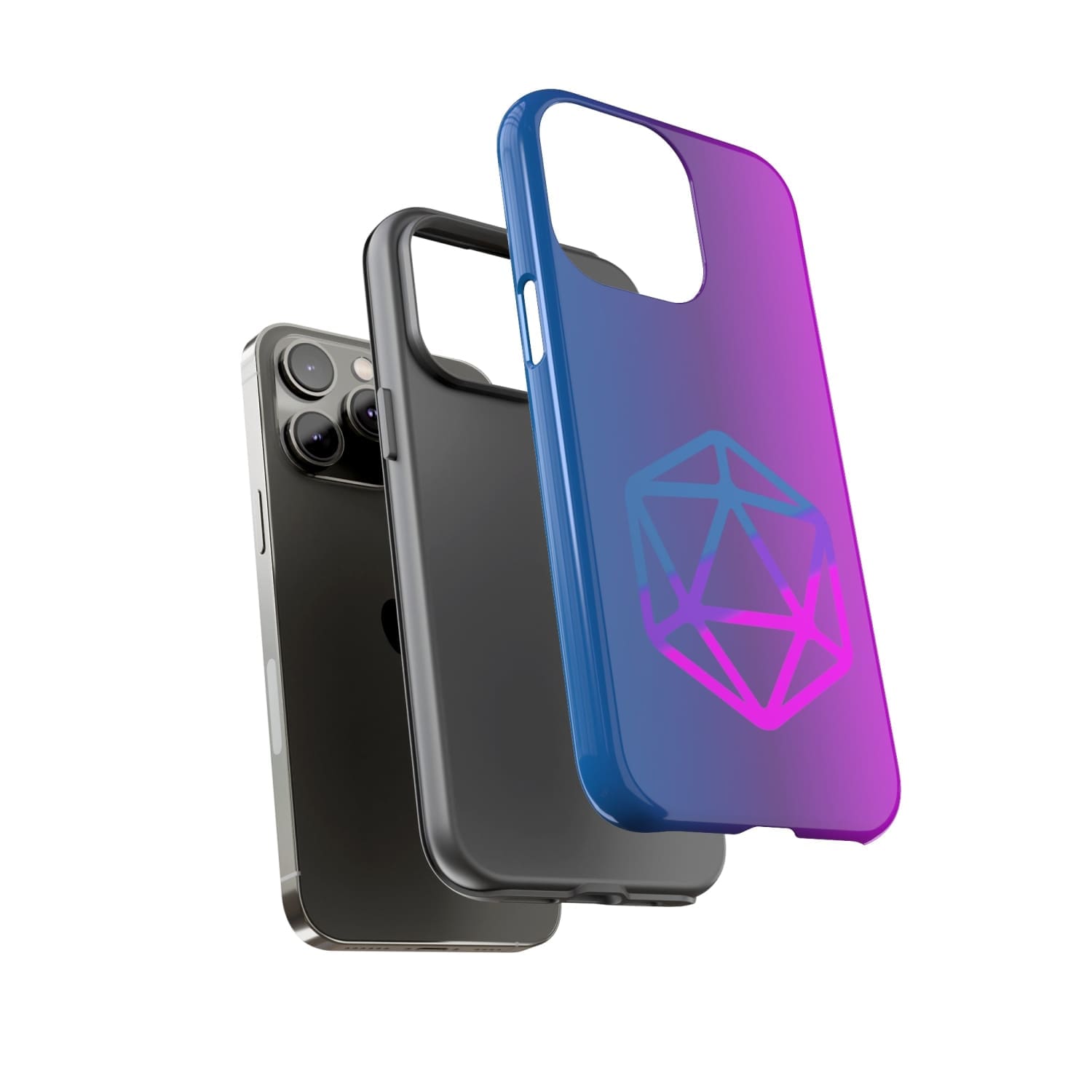 D20 Critical Pride Bi Pride PY Tough Phone Case - Phone Case