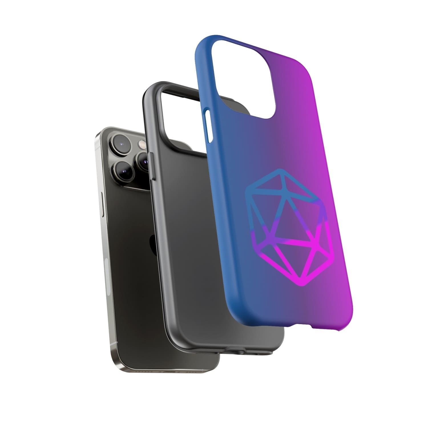 D20 Critical Pride Bi Pride PY Tough Phone Case - Phone Case