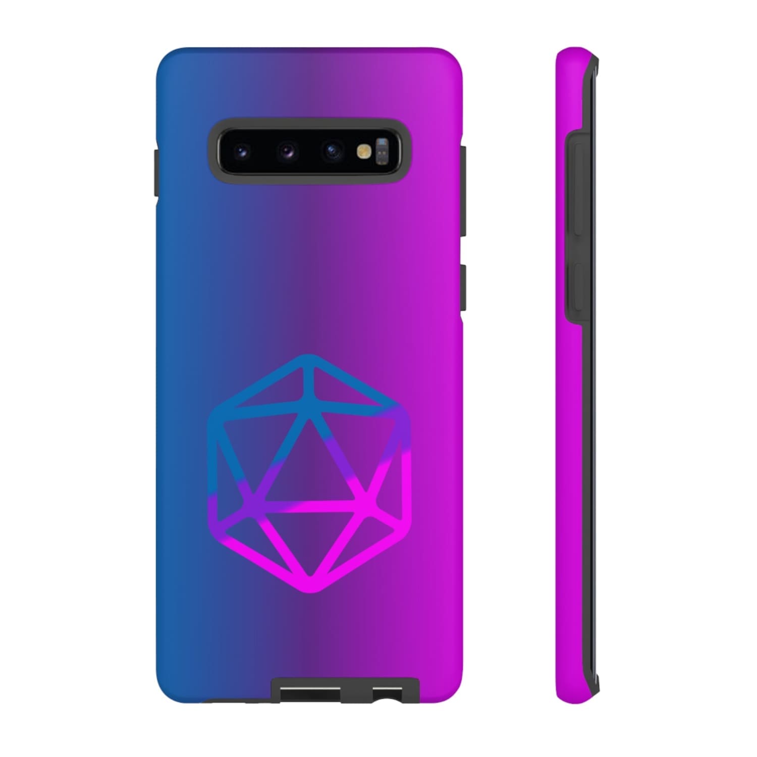 D20 Critical Pride Bi Pride PY Tough Phone Case - Samsung Galaxy S10 Plus / Matte - Phone Case