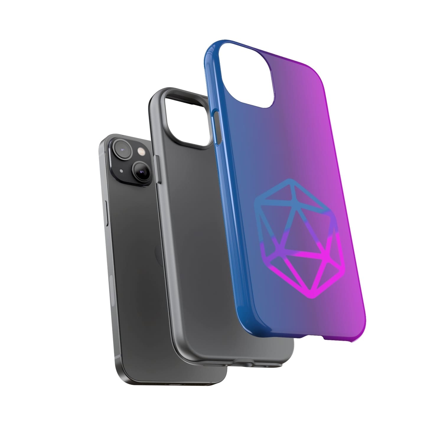 D20 Critical Pride Bi Pride PY Tough Phone Case - Phone Case