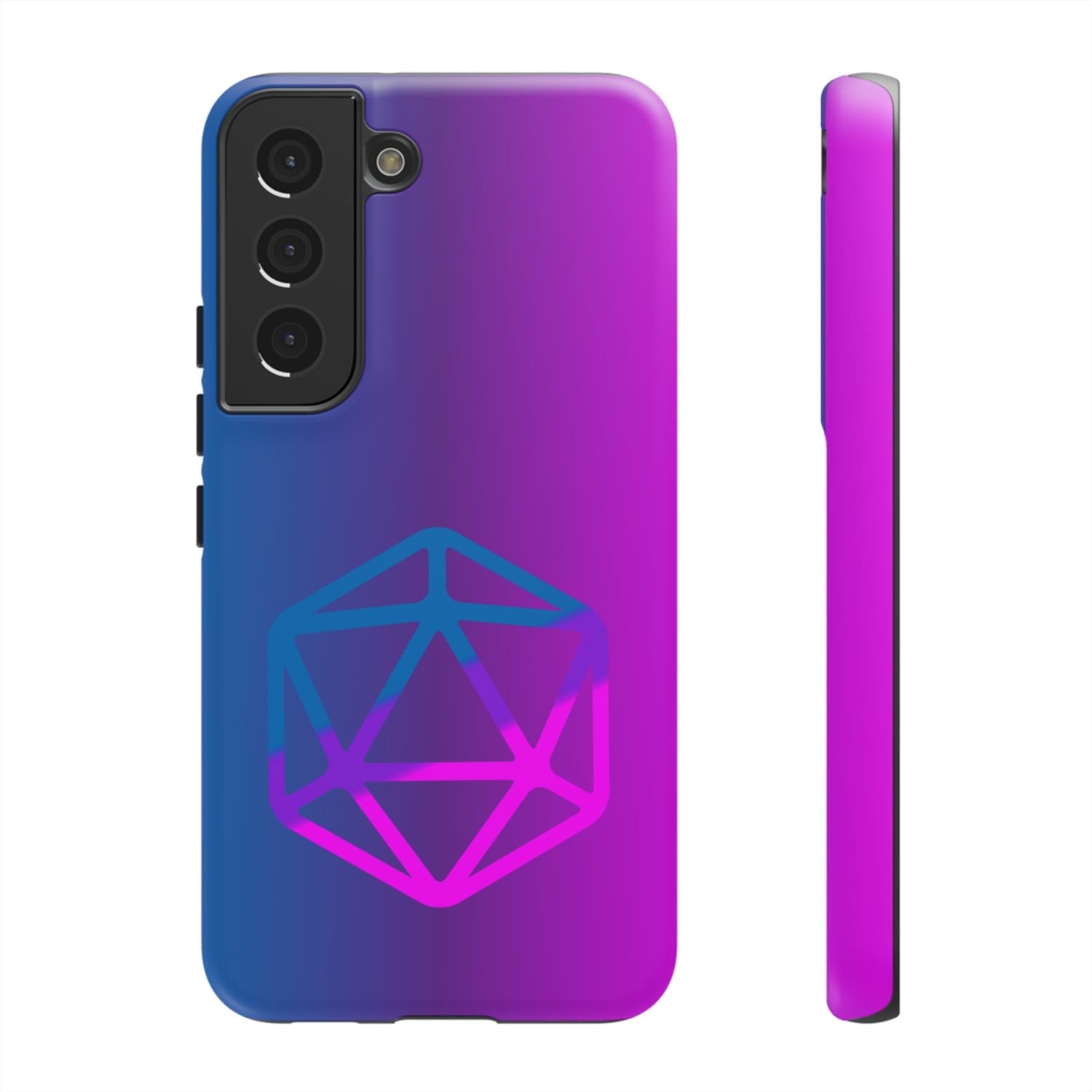 D20 Critical Pride Bi Pride PY Tough Phone Case - Samsung Galaxy S22 / Matte - Phone Case