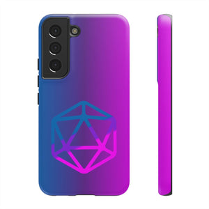 D20 Critical Pride Bi Pride PY Tough Phone Case - Samsung Galaxy S22 / Matte - Phone Case