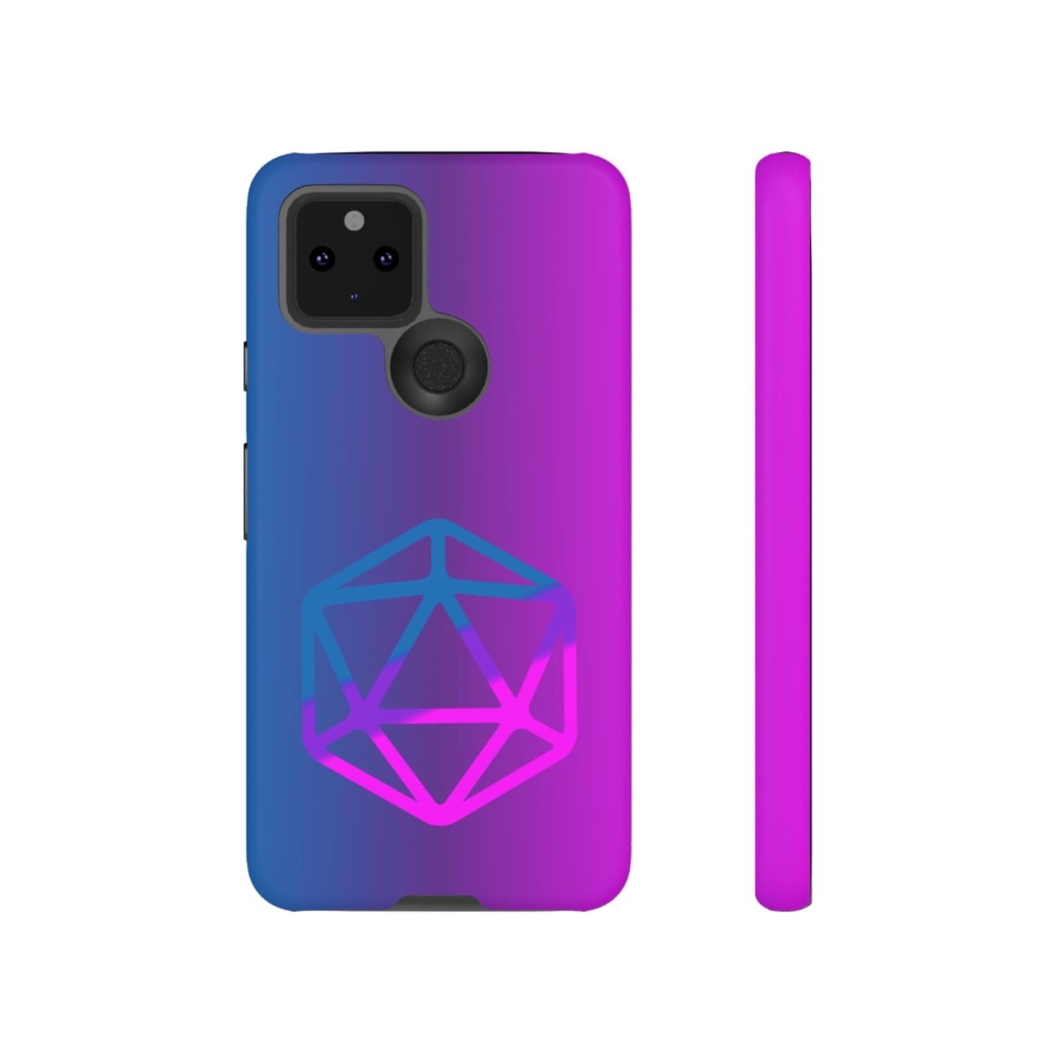 D20 Critical Pride Bi Pride PY Tough Phone Case - Google Pixel 5 5G / Matte - Phone Case