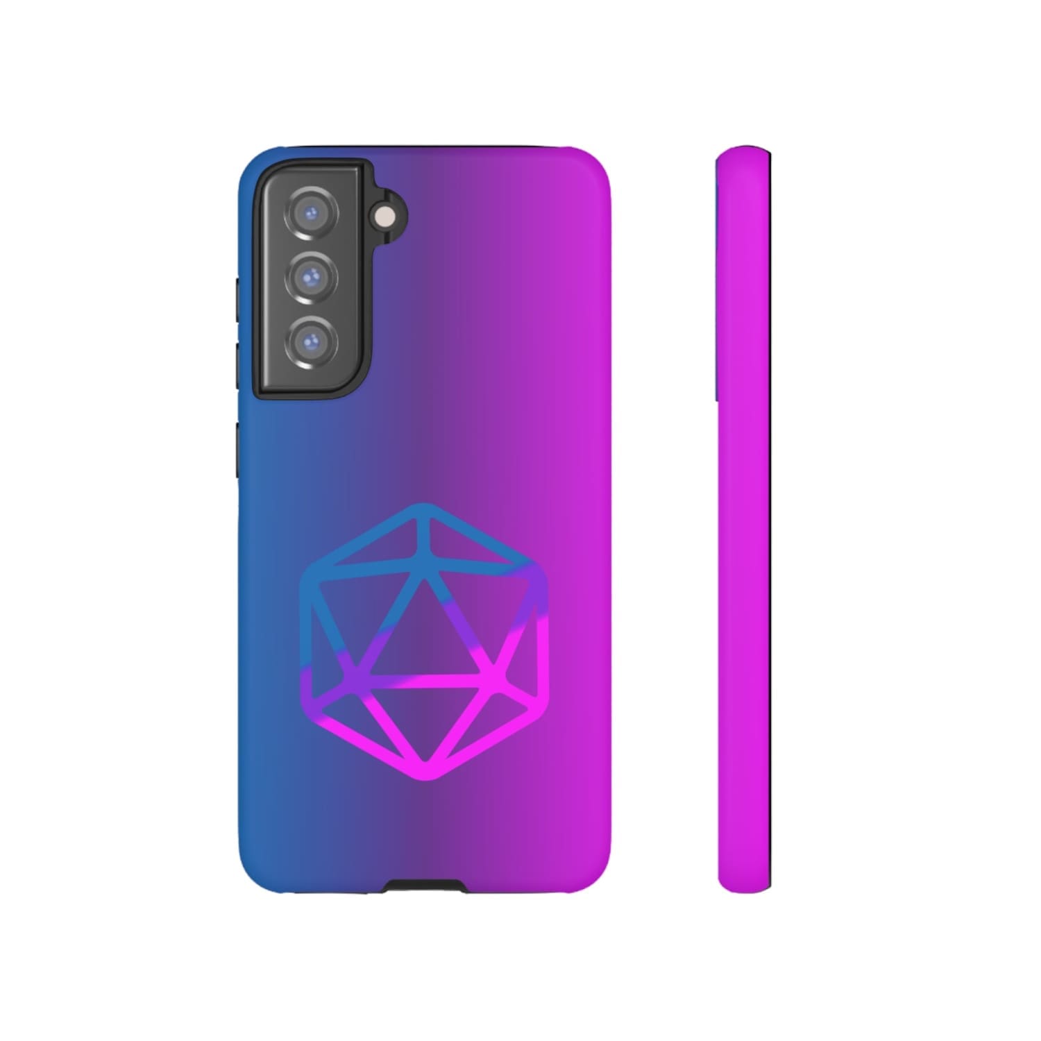 D20 Critical Pride Bi Pride PY Tough Phone Case - Samsung Galaxy S21 FE / Matte - Phone Case