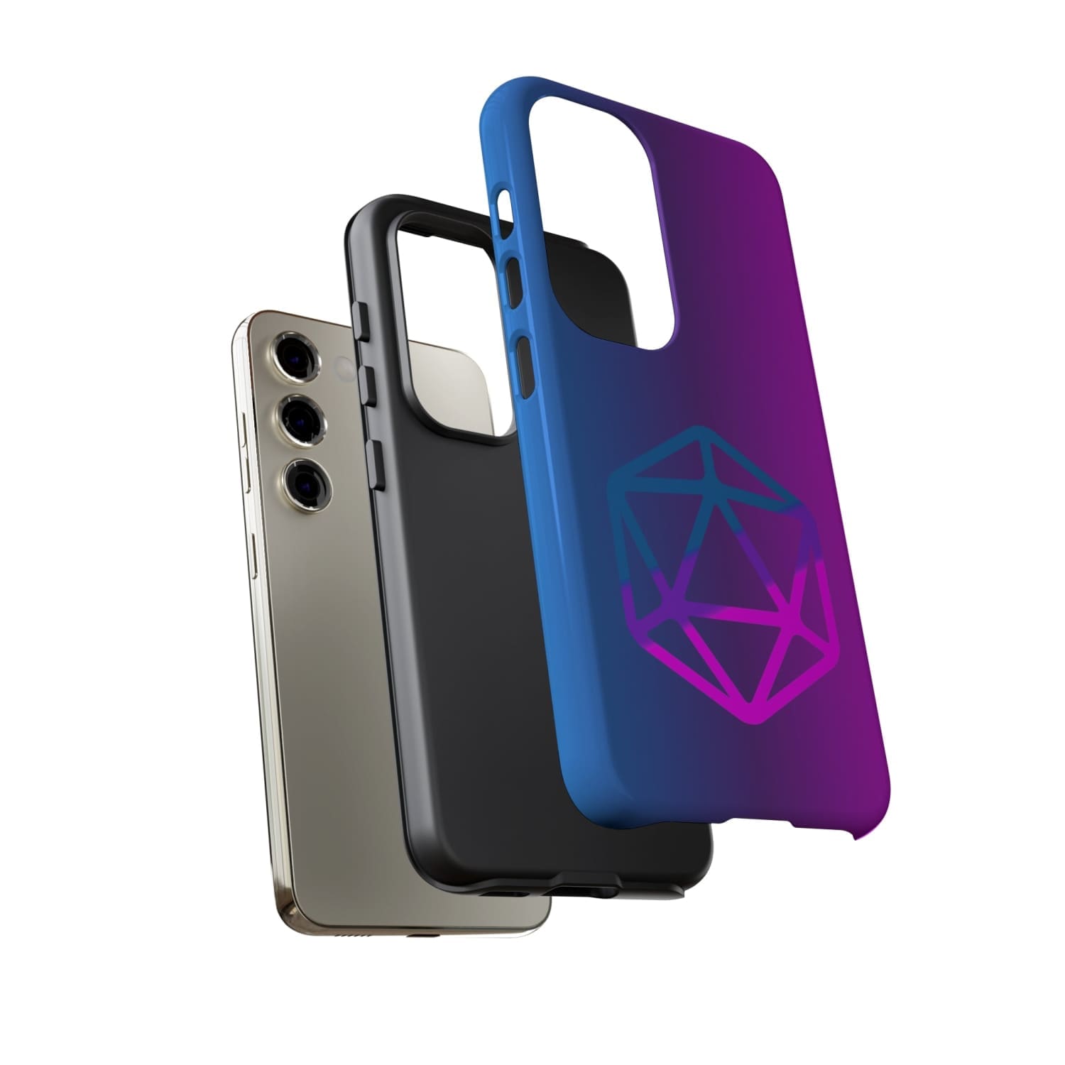 D20 Critical Pride Bi Pride PY Tough Phone Case - Phone Case