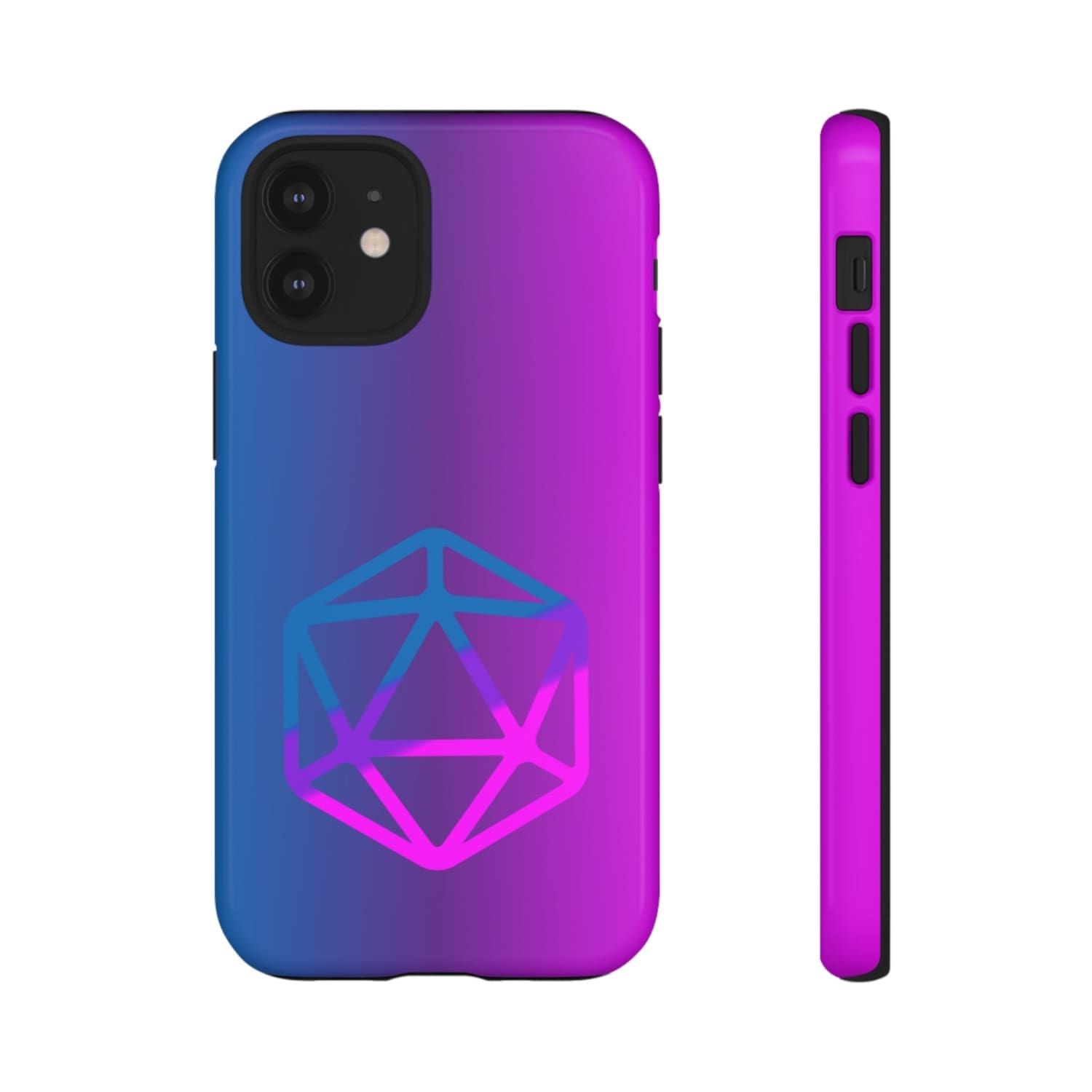D20 Critical Pride Bi Pride PY Tough Phone Case - iPhone 12 Mini / Glossy - Phone Case