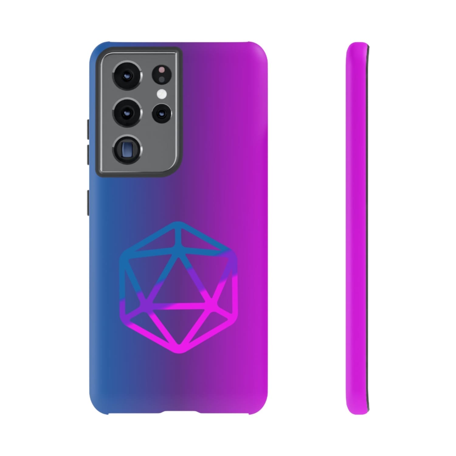 D20 Critical Pride Bi Pride PY Tough Phone Case - Samsung Galaxy S21 Ultra / Matte - Phone Case