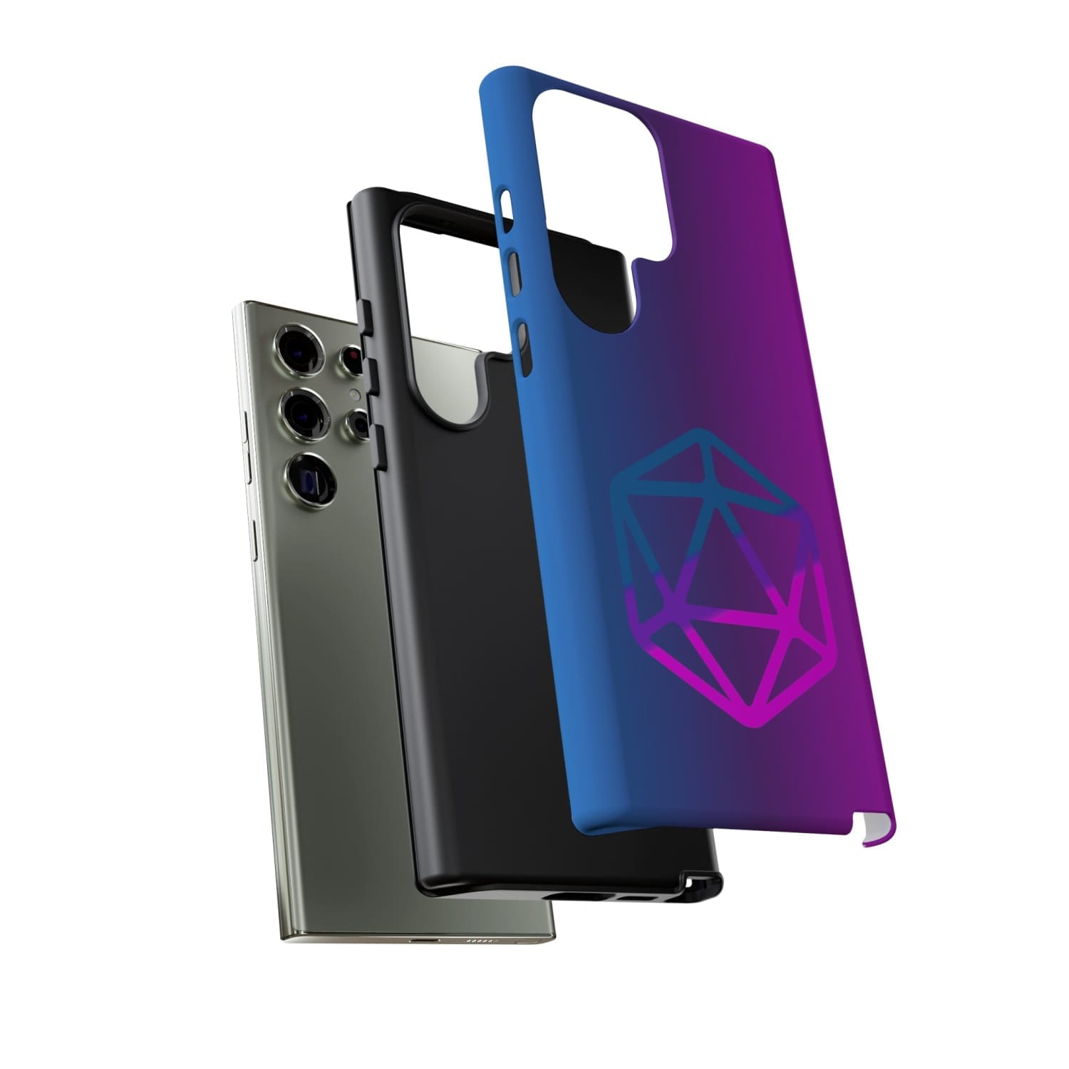 D20 Critical Pride Bi Pride PY Tough Phone Case - Phone Case
