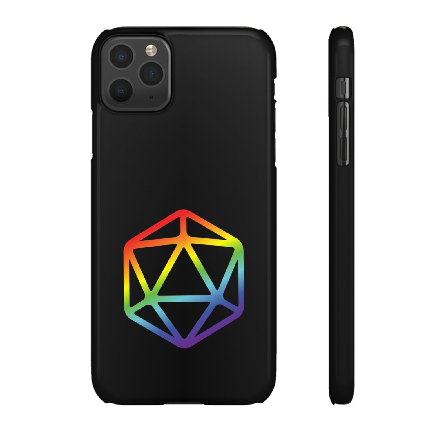 D20 Critical Pride Gay Queer Rainbow Pride PY Snap Phone Case - iPhone 11 Pro Max / Glossy - Phone Case