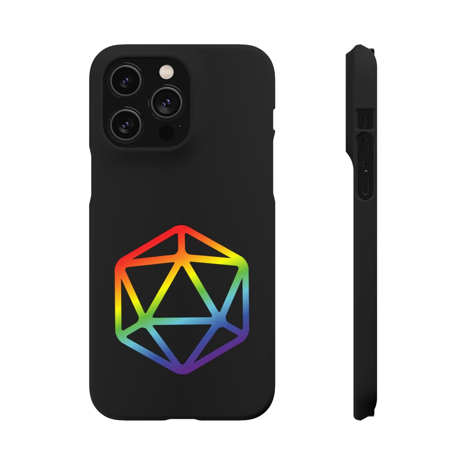 D20 Critical Pride Gay Queer Rainbow Pride PY Snap Phone Case - iPhone 14 Pro Max / Matte - Phone Case