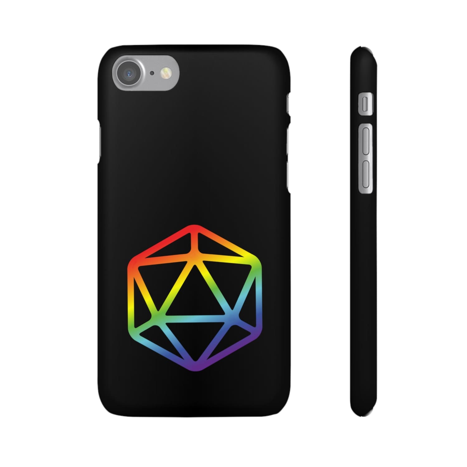 D20 Critical Pride Gay Queer Rainbow Pride PY Snap Phone Case - iPhone 7 / Matte - Phone Case