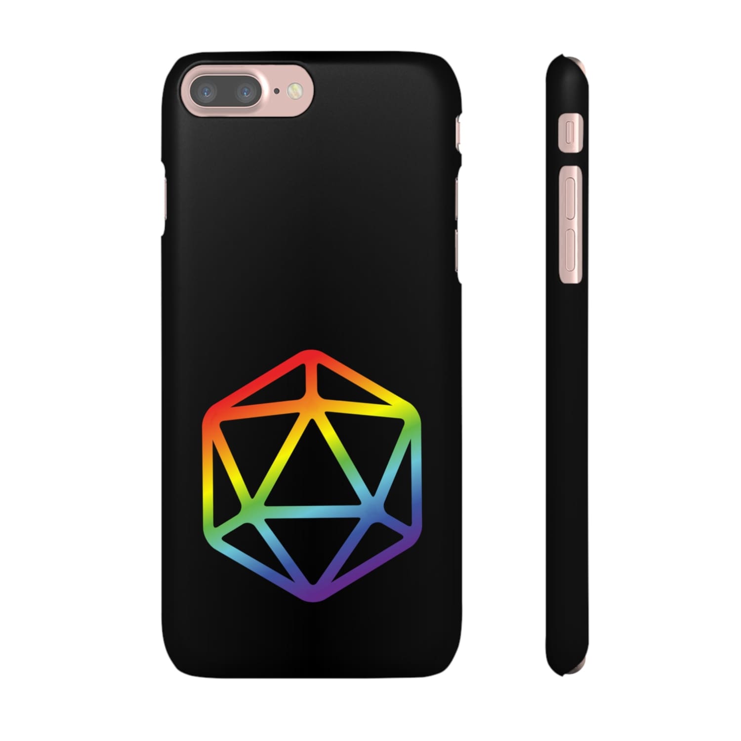 D20 Critical Pride Gay Queer Rainbow Pride PY Snap Phone Case - iPhone 7 Plus / Matte - Phone Case