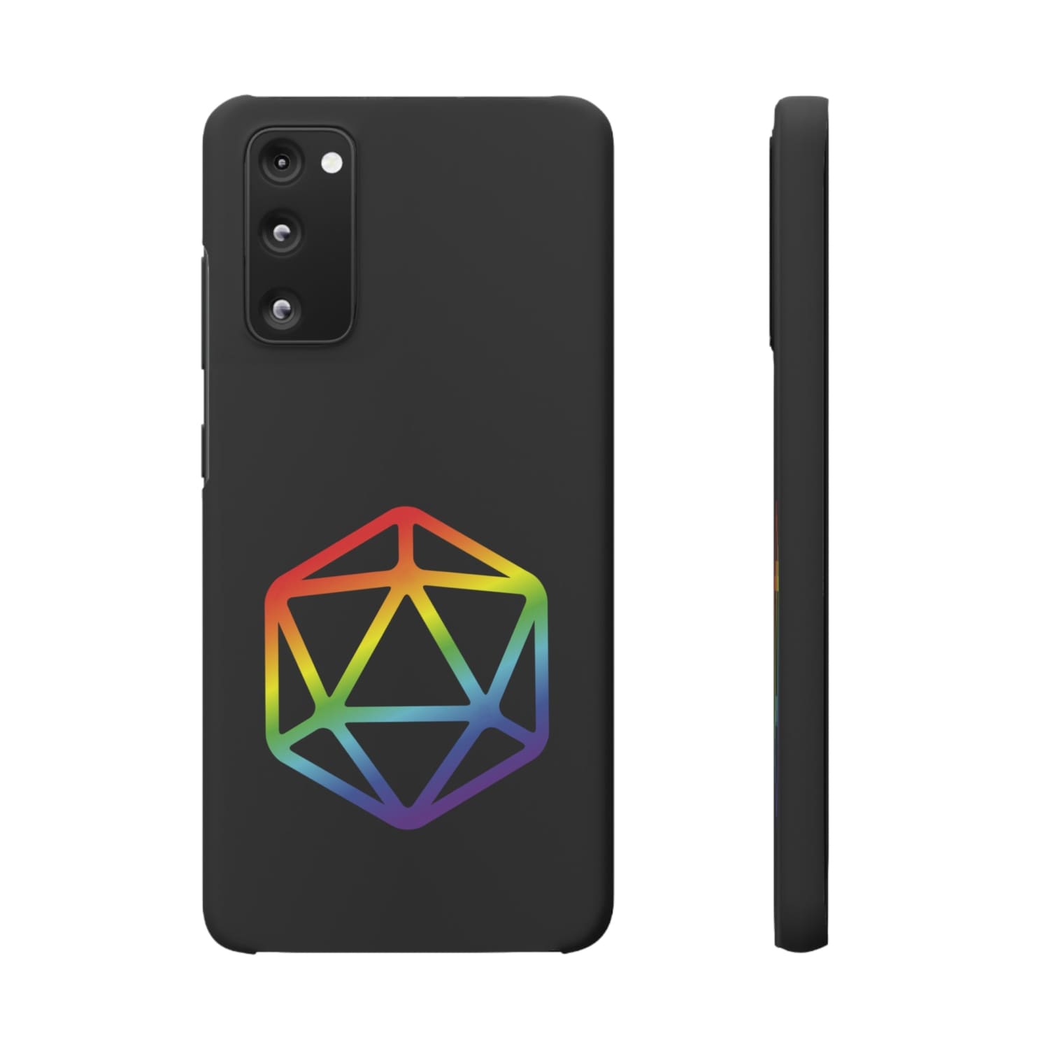D20 Critical Pride Gay Queer Rainbow Pride PY Snap Phone Case - Samsung Galaxy S20 FE / Matte - Phone Case