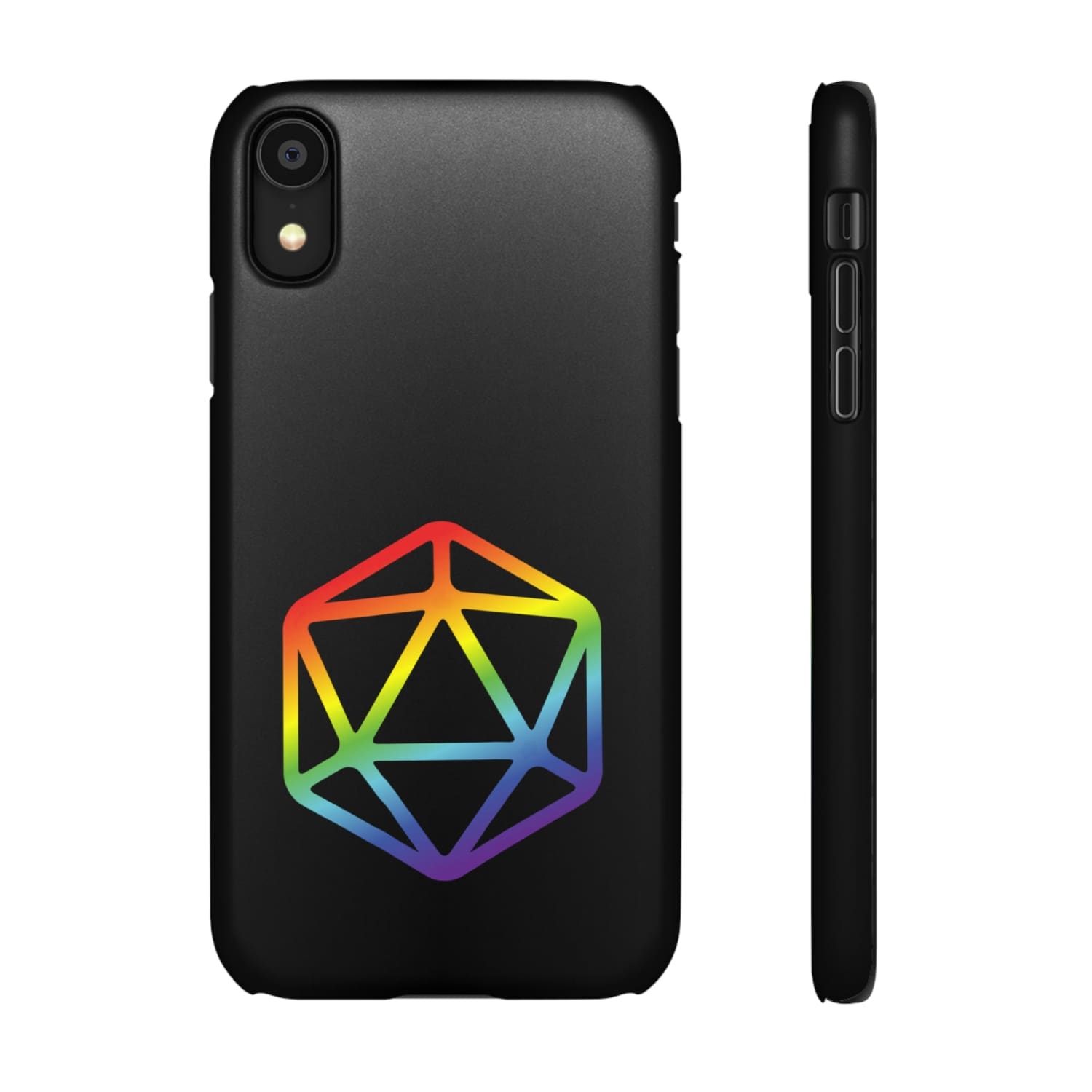 D20 Critical Pride Gay Queer Rainbow Pride PY Snap Phone Case - iPhone XR / Matte - Phone Case