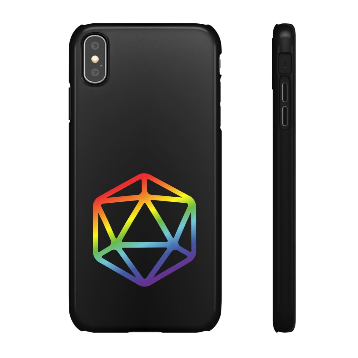 D20 Critical Pride Gay Queer Rainbow Pride PY Snap Phone Case - iPhone XS MAX / Glossy - Phone Case