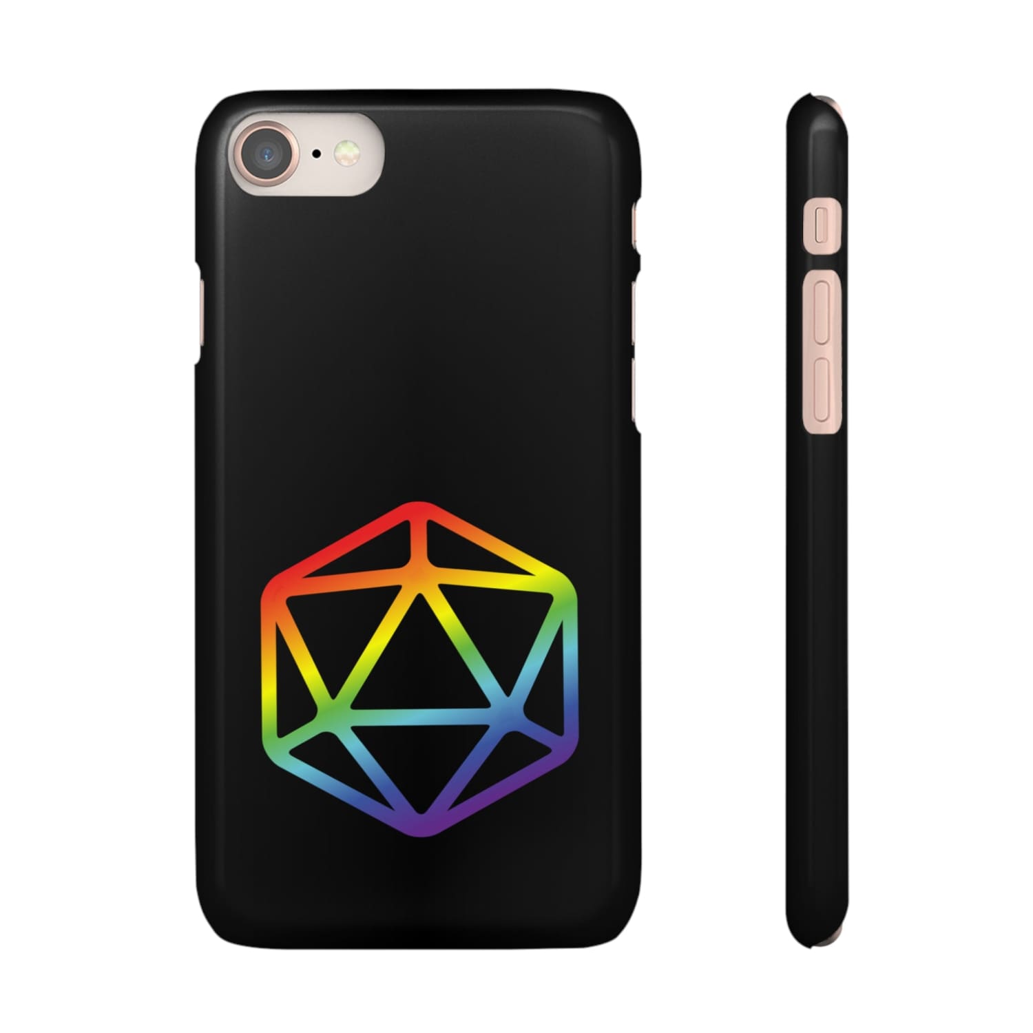 D20 Critical Pride Gay Queer Rainbow Pride PY Snap Phone Case - iPhone 8 / Glossy - Phone Case