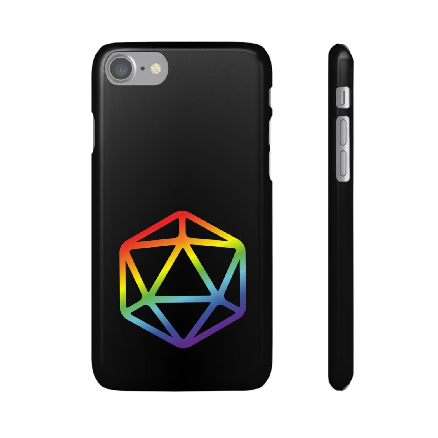 D20 Critical Pride Gay Queer Rainbow Pride PY Snap Phone Case - iPhone 7 / Glossy - Phone Case