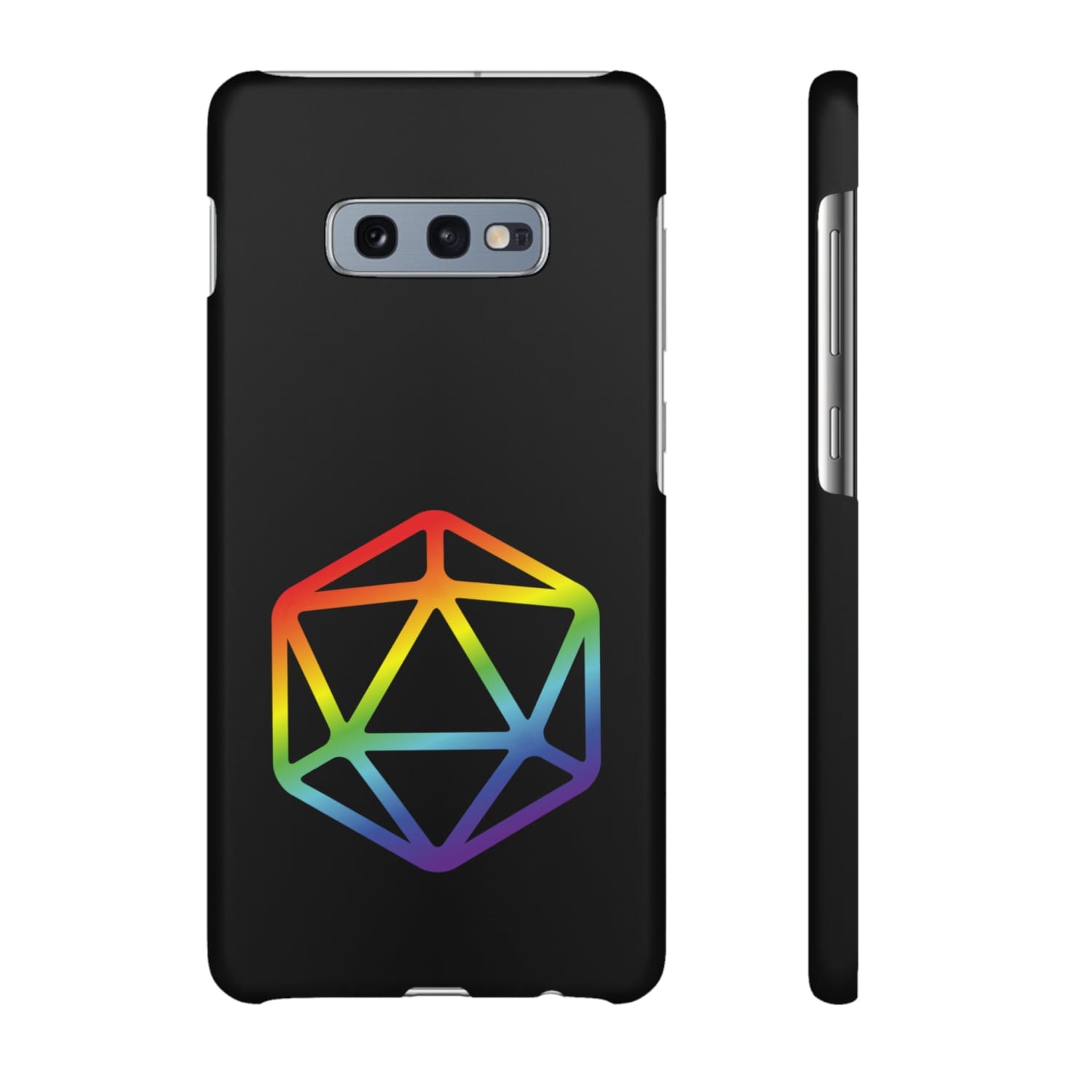 D20 Critical Pride Gay Queer Rainbow Pride PY Snap Phone Case - Samsung Galaxy S10E / Matte - Phone Case