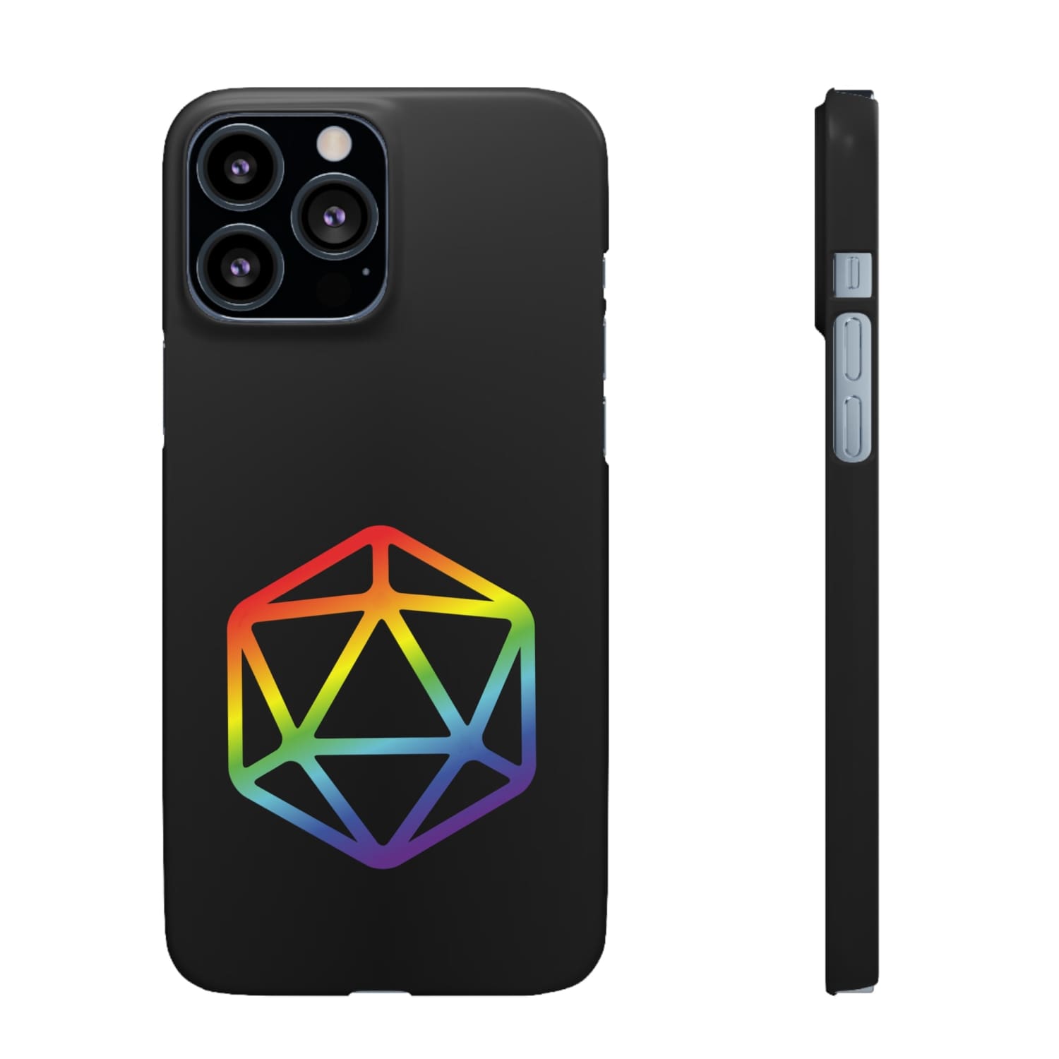 D20 Critical Pride Gay Queer Rainbow Pride PY Snap Phone Case - iPhone 13 Pro Max / Matte - Phone Case
