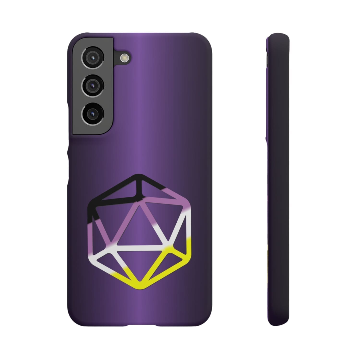 D20 Critical Pride Non-Binary Pride PY Snap Phone Case - Samsung Galaxy S22 / Matte - Phone Case