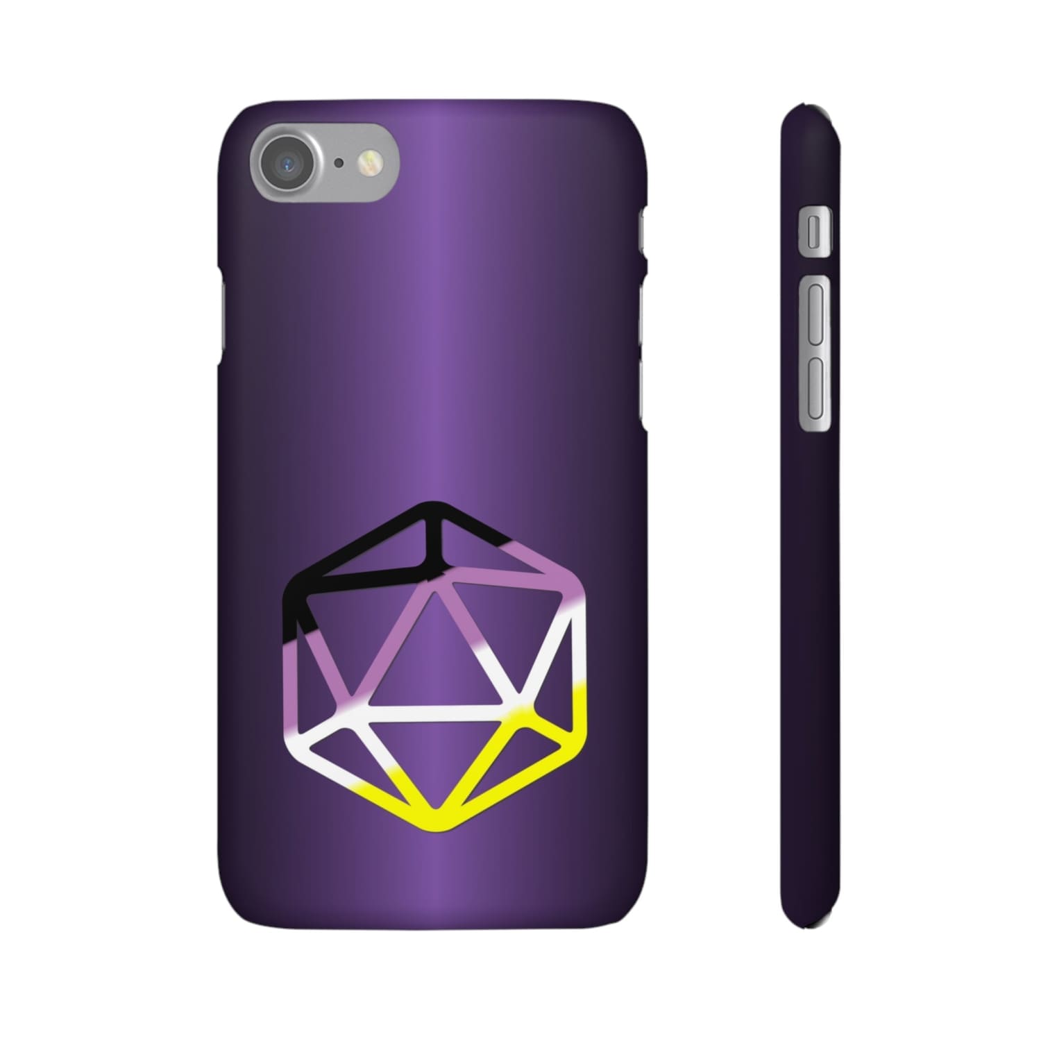 D20 Critical Pride Non-Binary Pride PY Snap Phone Case - iPhone 7 / Matte - Phone Case