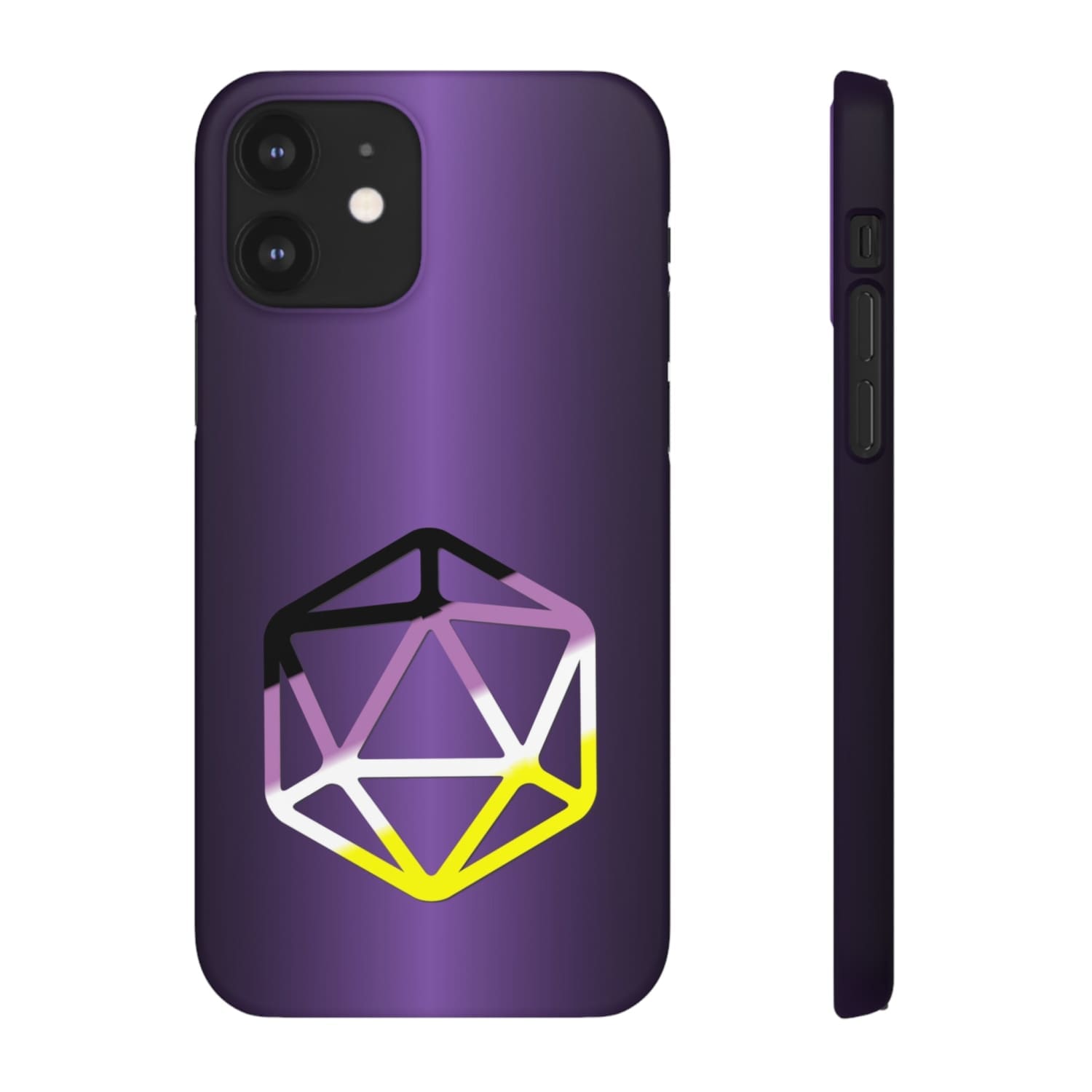 D20 Critical Pride Non-Binary Pride PY Snap Phone Case - iPhone 12 / Matte - Phone Case