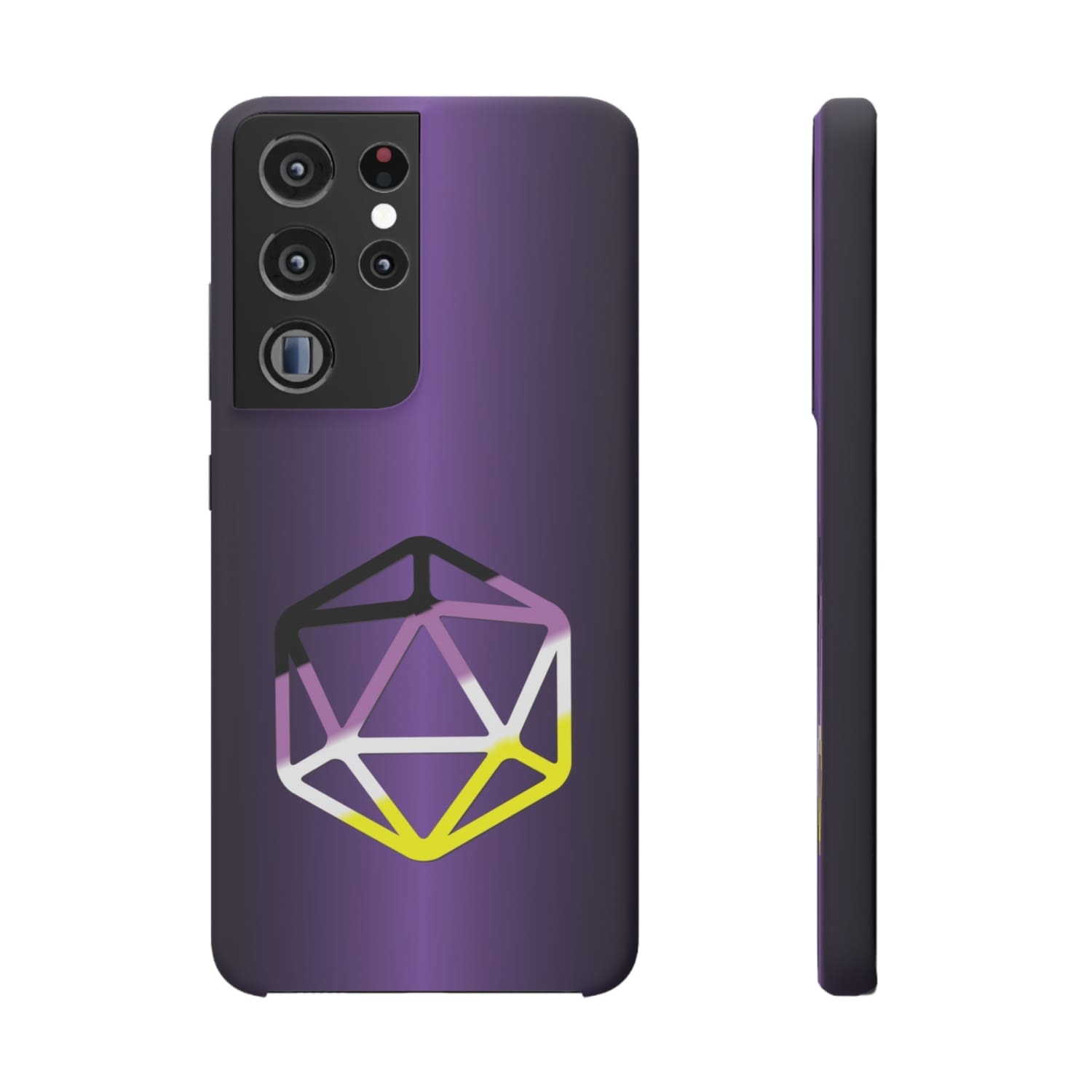 D20 Critical Pride Non-Binary Pride PY Snap Phone Case - Samsung Galaxy S21 Ultra / Matte - Phone Case