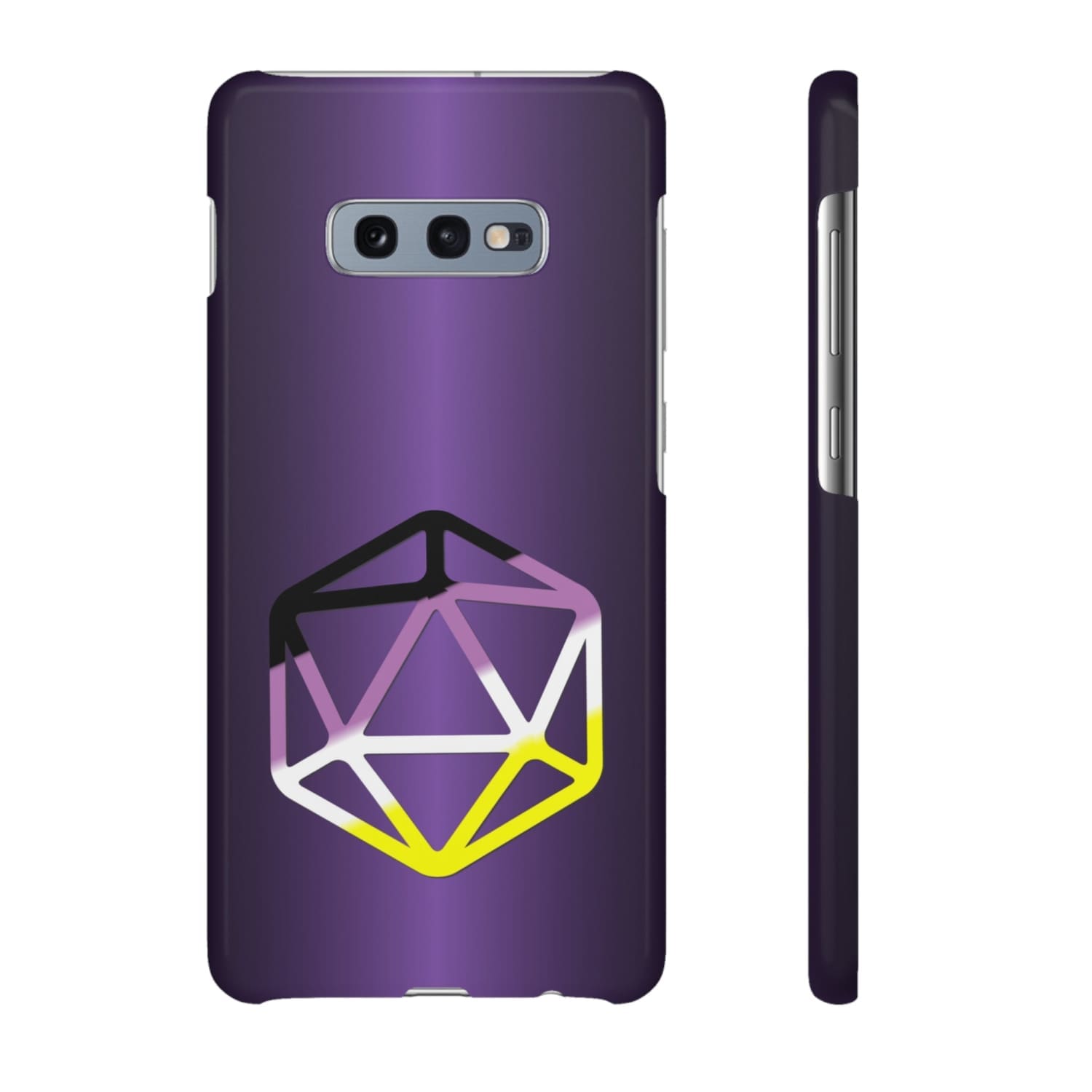 D20 Critical Pride Non-Binary Pride PY Snap Phone Case - Samsung Galaxy S10E / Glossy - Phone Case