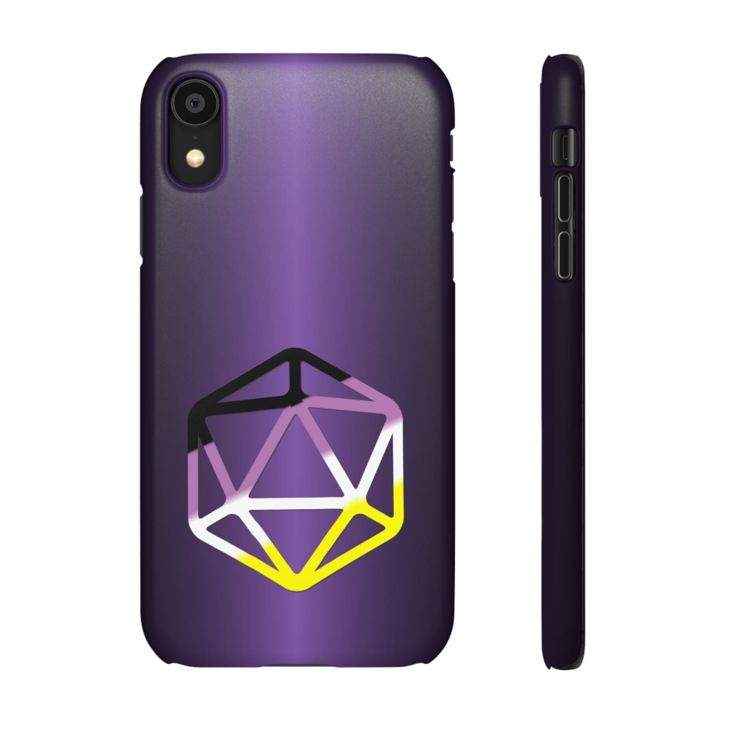 D20 Critical Pride Non-Binary Pride PY Snap Phone Case - iPhone XR / Matte - Phone Case