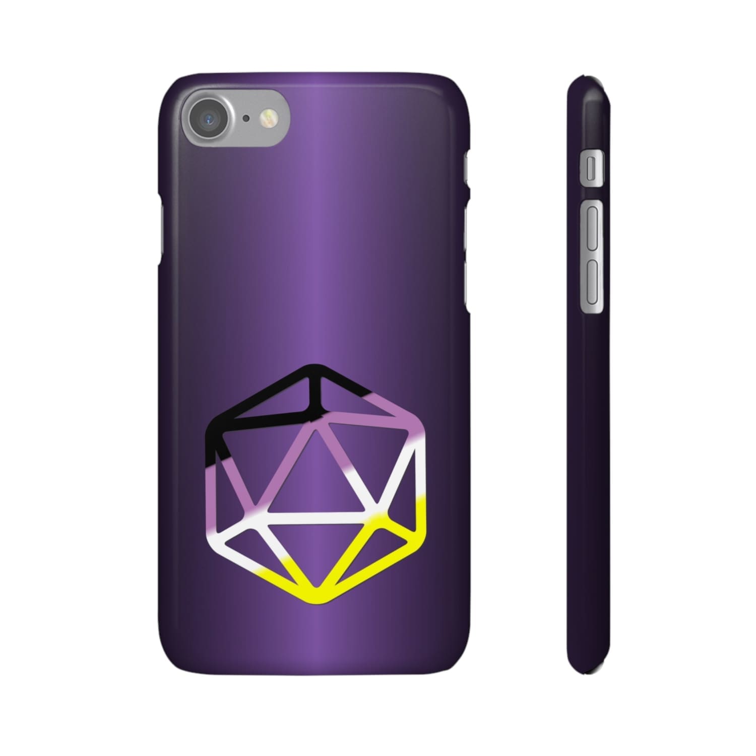 D20 Critical Pride Non-Binary Pride PY Snap Phone Case - iPhone 7 / Glossy - Phone Case