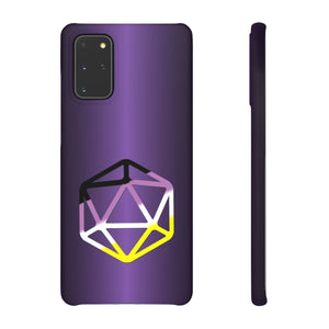 D20 Critical Pride Non-Binary Pride PY Snap Phone Case - Samsung Galaxy S20+ / Matte - Phone Case