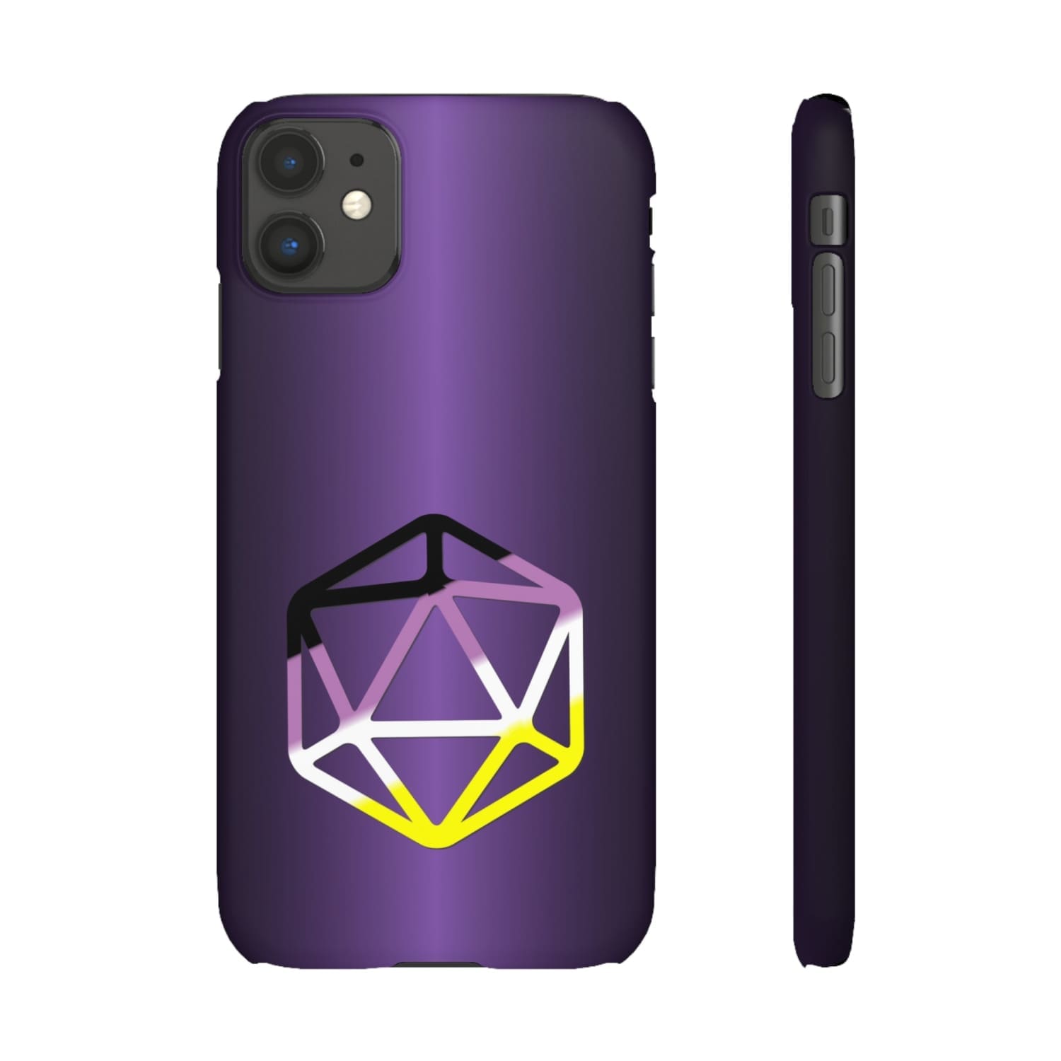 D20 Critical Pride Non-Binary Pride PY Snap Phone Case - iPhone 11 / Matte - Phone Case