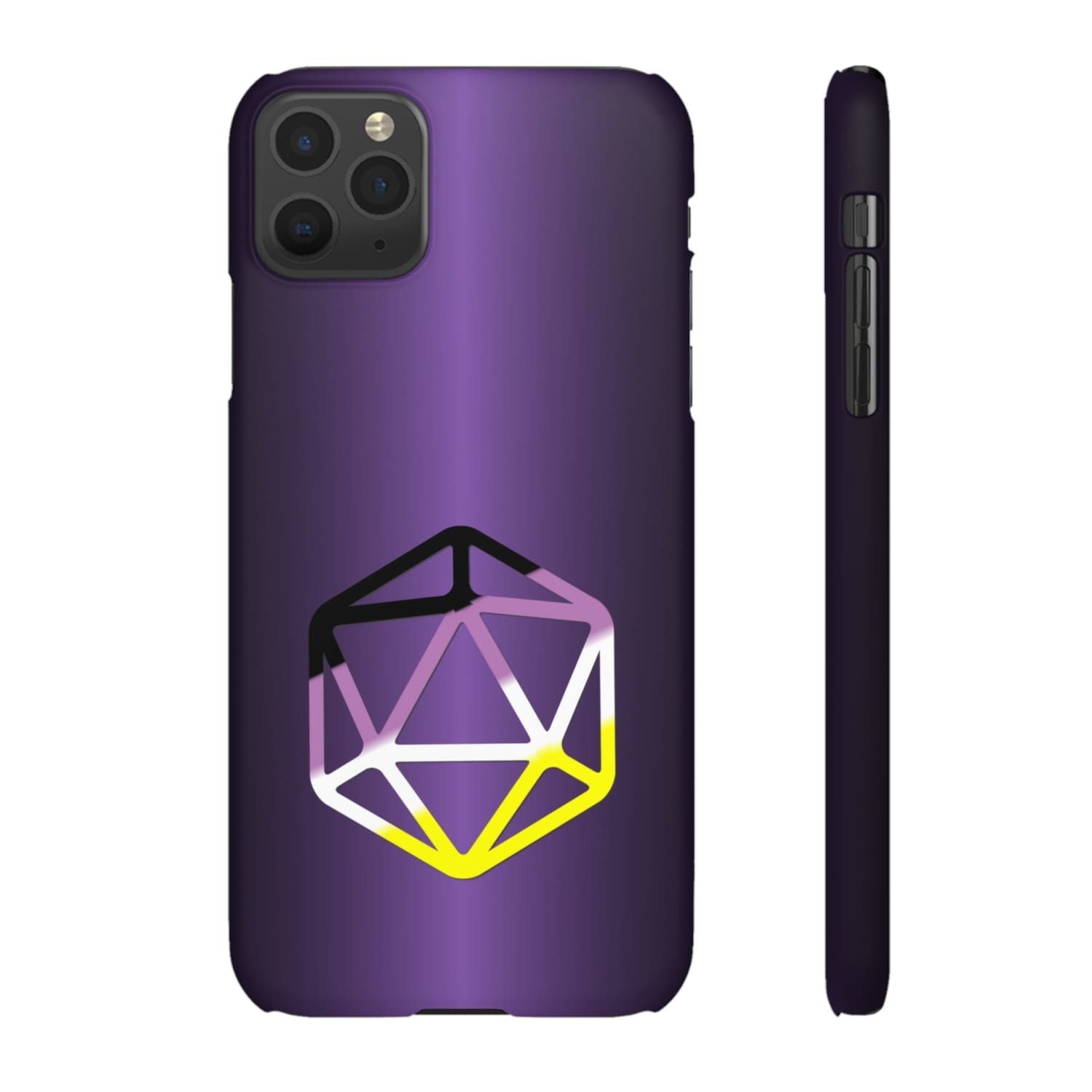 D20 Critical Pride Non-Binary Pride PY Snap Phone Case - iPhone 11 Pro Max / Matte - Phone Case