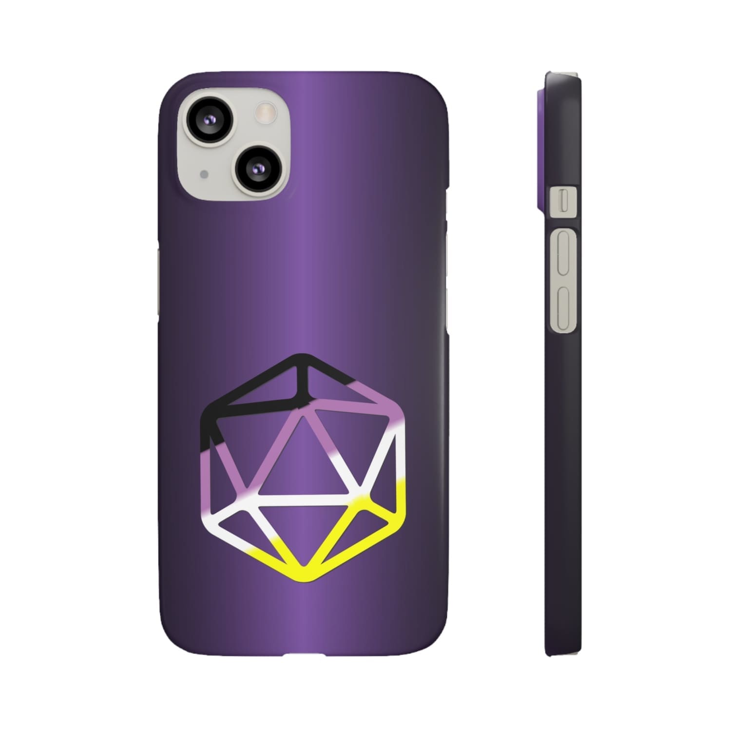 D20 Critical Pride Non-Binary Pride PY Snap Phone Case - iPhone 13 / Matte - Phone Case