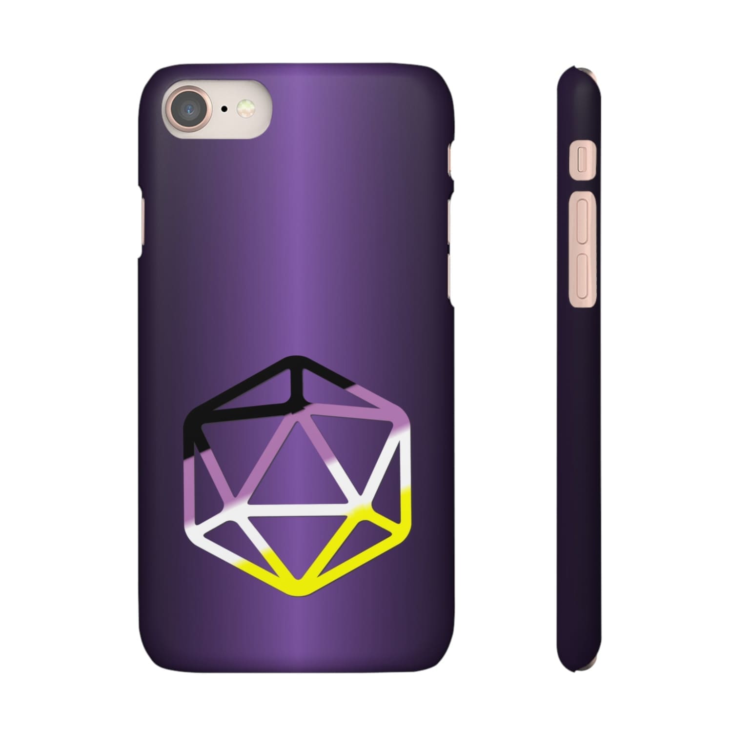 D20 Critical Pride Non-Binary Pride PY Snap Phone Case - iPhone 8 / Matte - Phone Case