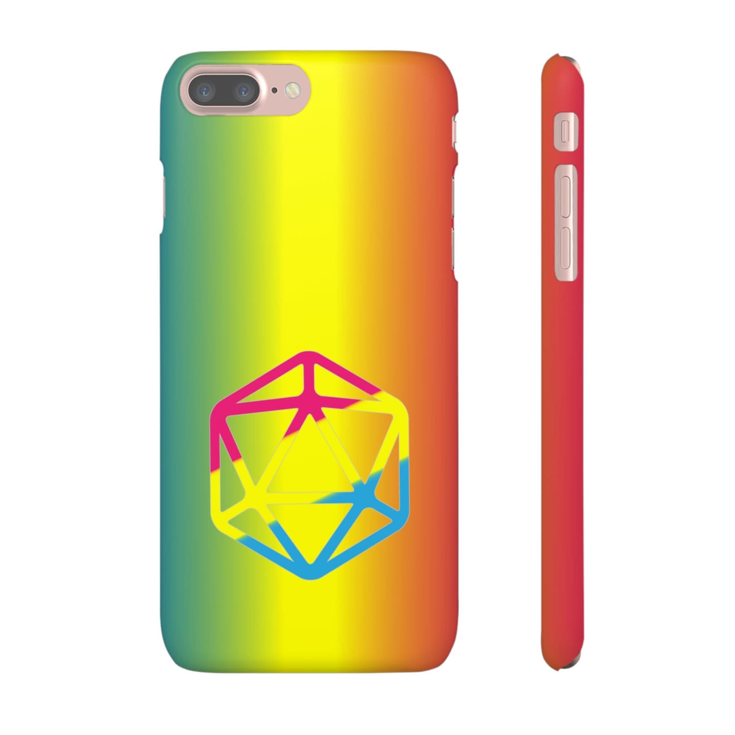 D20 Critical Pride Pan Pride PY Snap Phone Case - iPhone 7 Plus / Matte - Phone Case