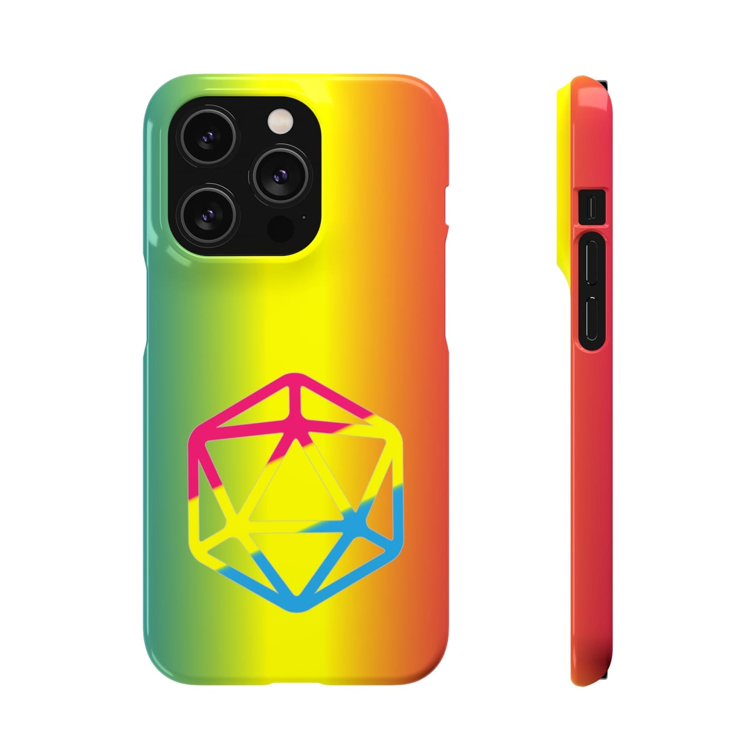 D20 Critical Pride Pan Pride PY Snap Phone Case - iPhone 14 Pro / Glossy - Phone Case