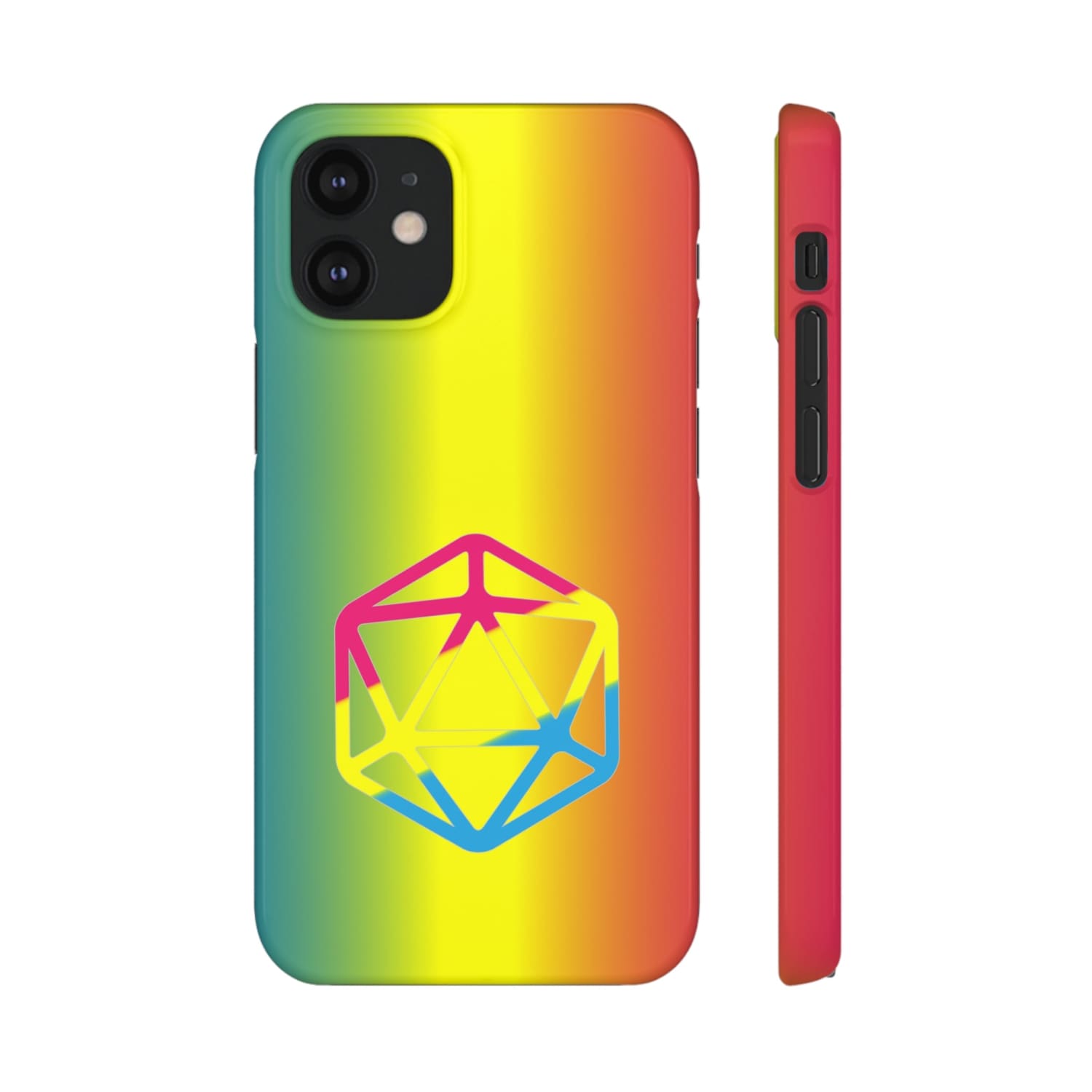 D20 Critical Pride Pan Pride PY Snap Phone Case - iPhone 12 Mini / Glossy - Phone Case