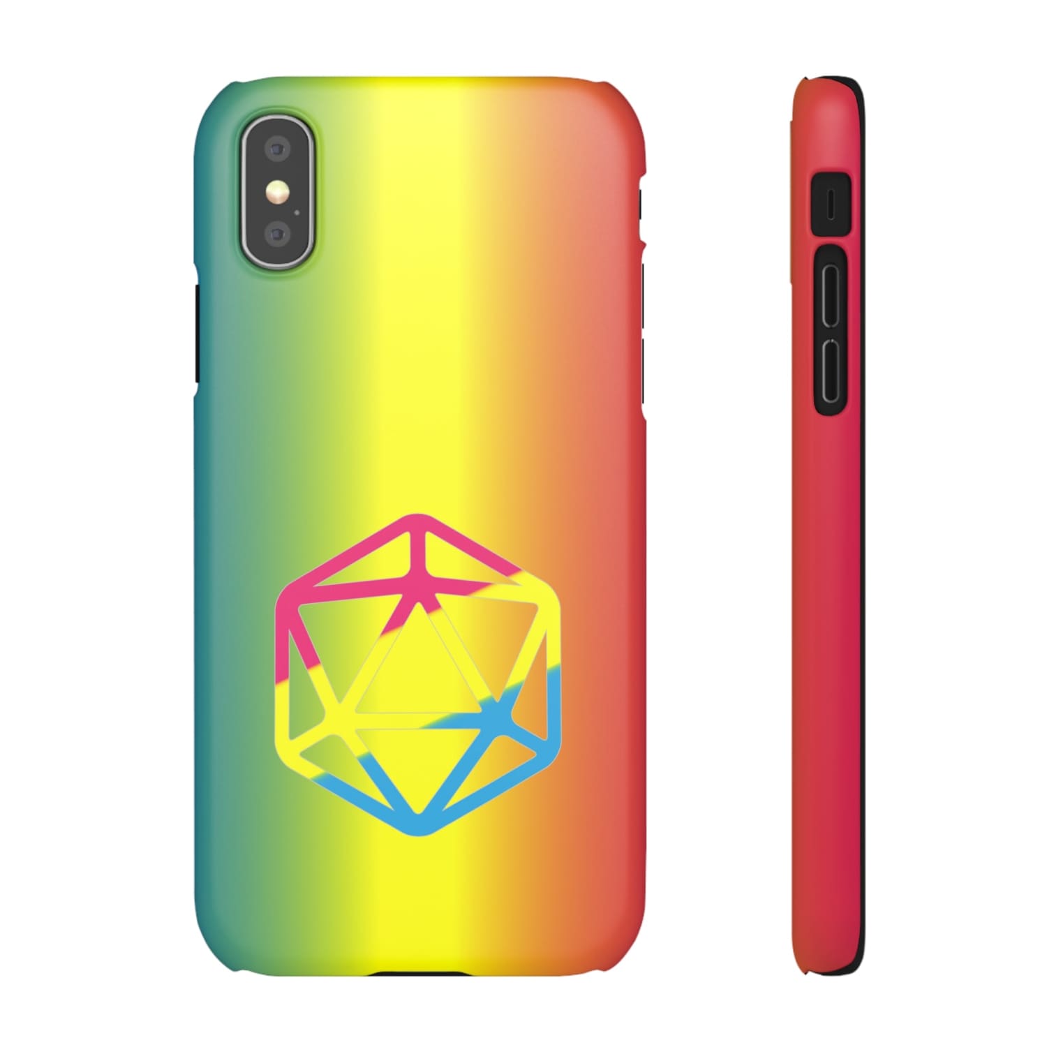D20 Critical Pride Pan Pride PY Snap Phone Case - iPhone XS / Matte - Phone Case