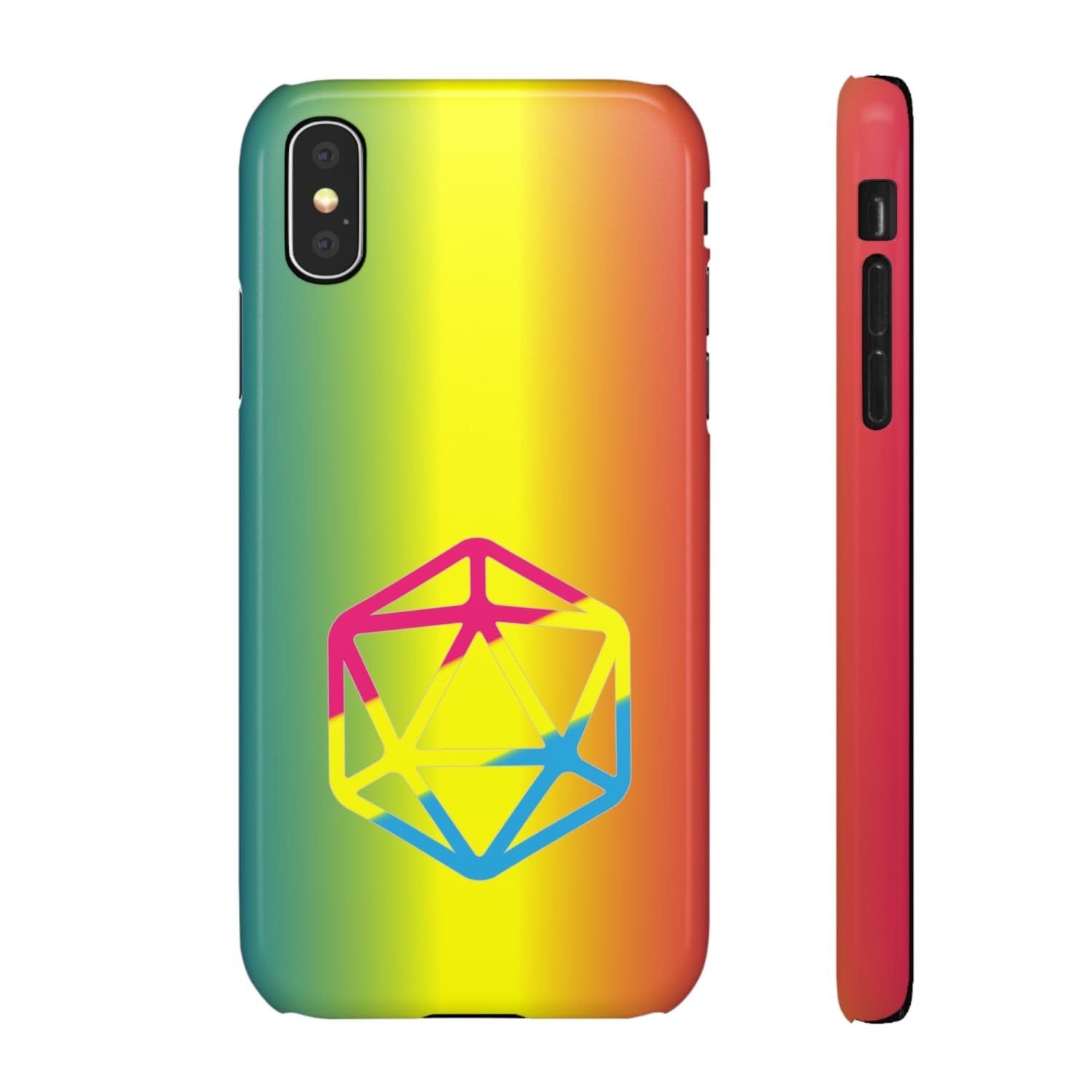 D20 Critical Pride Pan Pride PY Snap Phone Case - iPhone X / Glossy - Phone Case