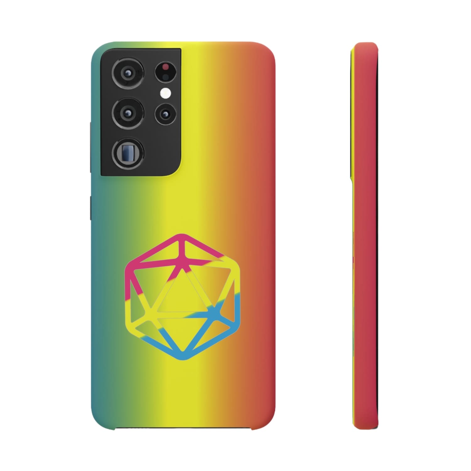 D20 Critical Pride Pan Pride PY Snap Phone Case - Samsung Galaxy S21 Ultra / Matte - Phone Case