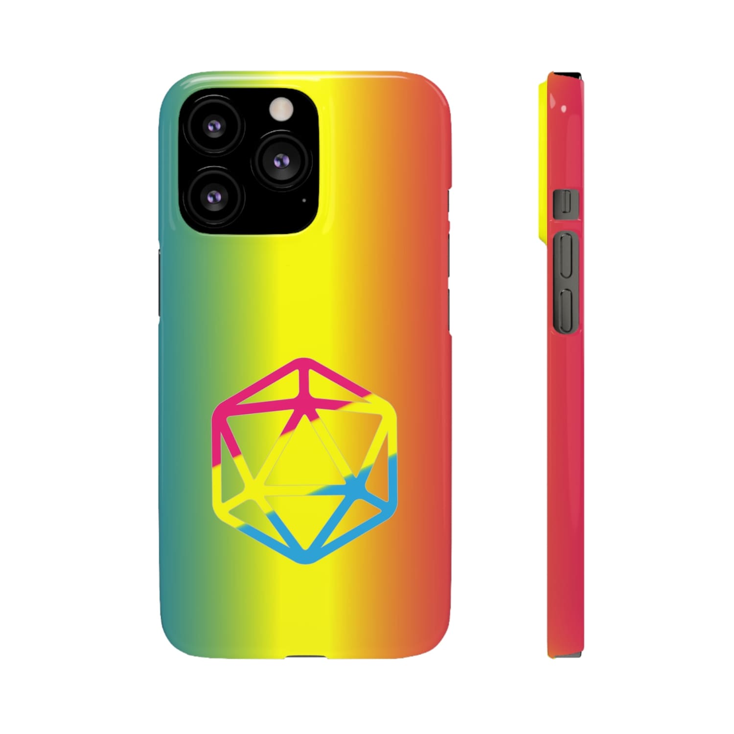 D20 Critical Pride Pan Pride PY Snap Phone Case - iPhone 13 Pro / Glossy - Phone Case