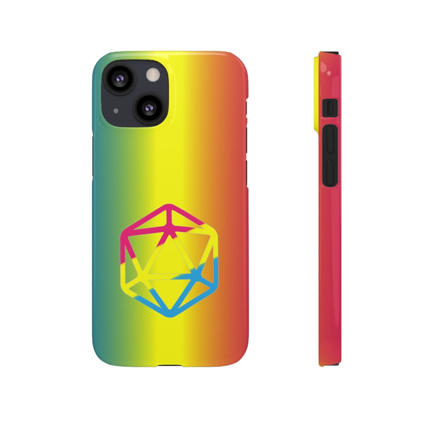 D20 Critical Pride Pan Pride PY Snap Phone Case - iPhone 13 Mini / Glossy - Phone Case